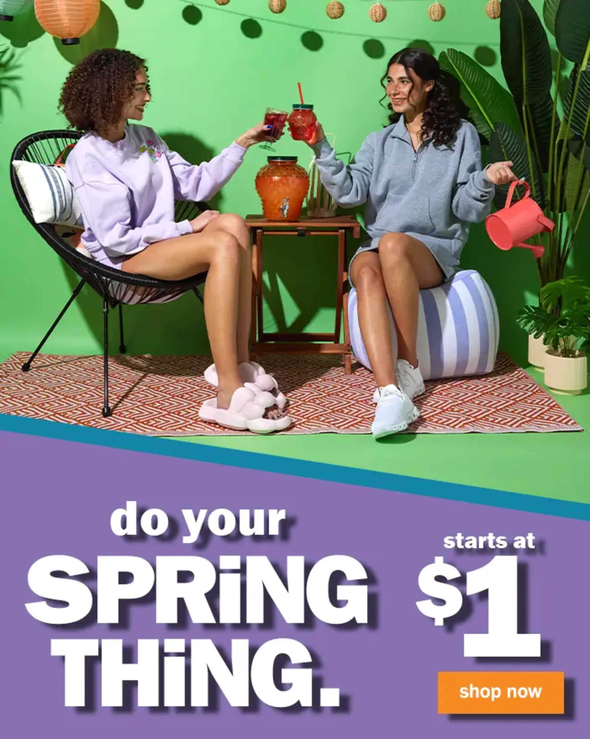 Do Your Spring Thing. Starts at $1. Shop Spring