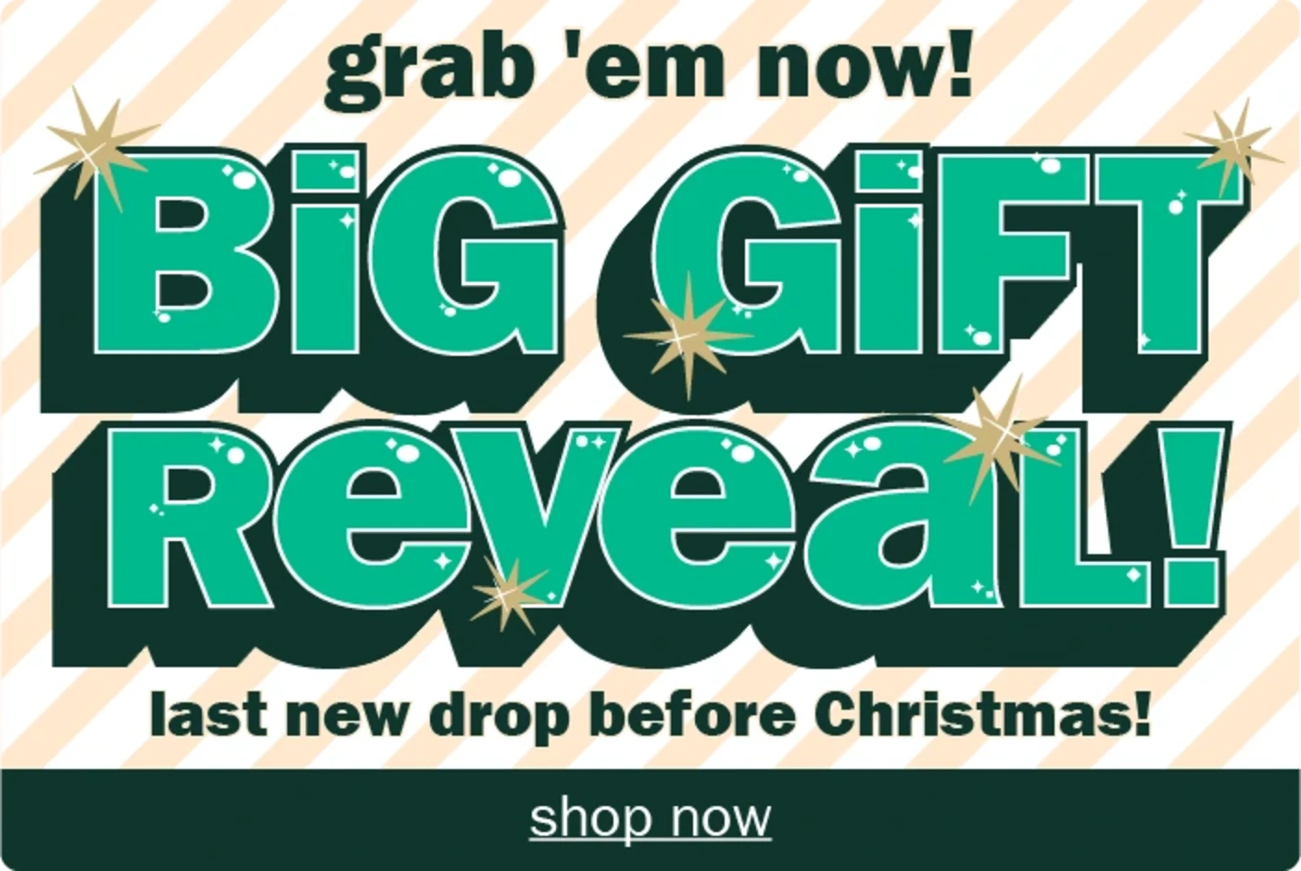 Big Gift Reveal! grab 'em now! last new drop before Christmas!