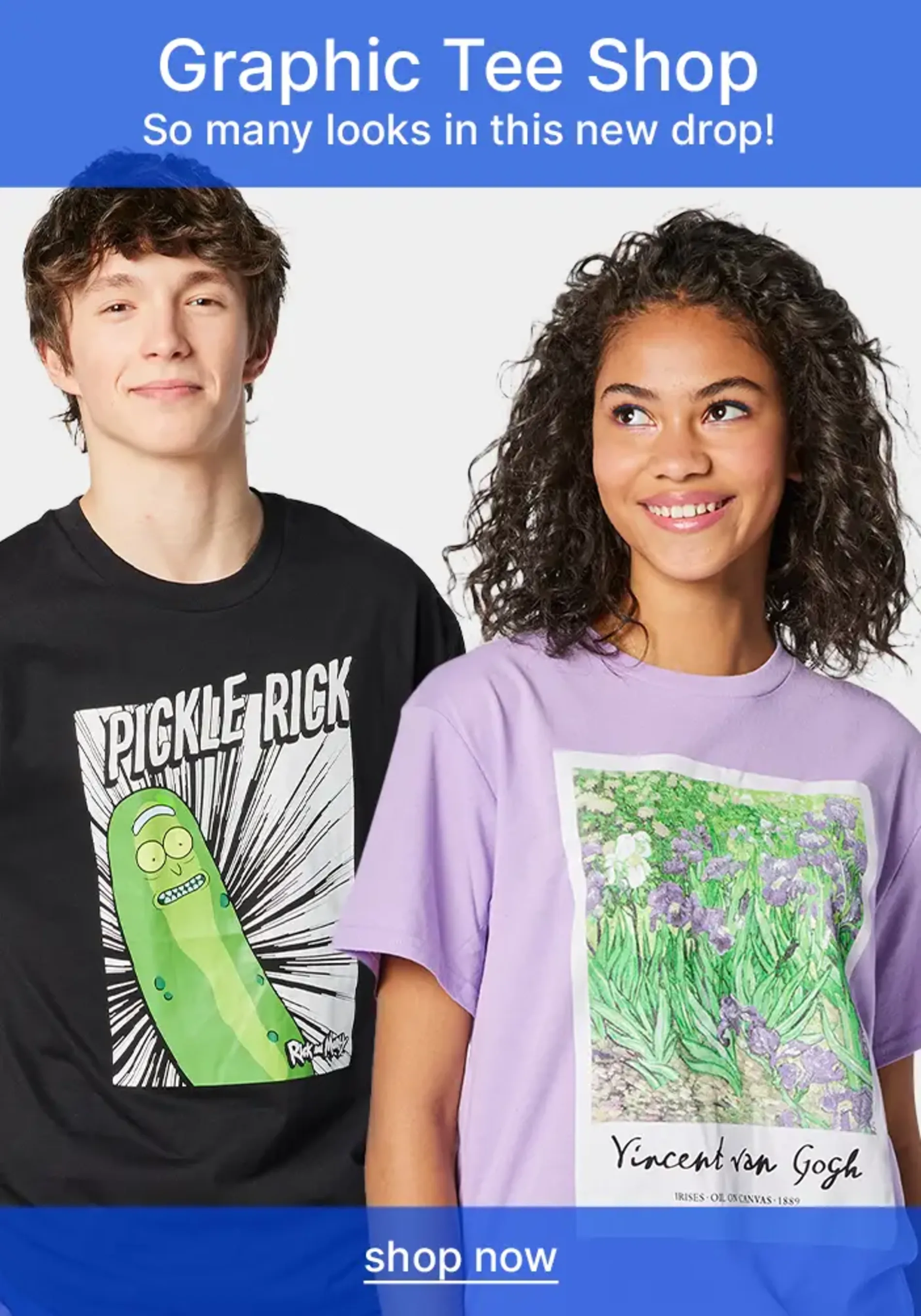 Graphic Tee Shop. So Many Looks In This New Drop! Shop Now.