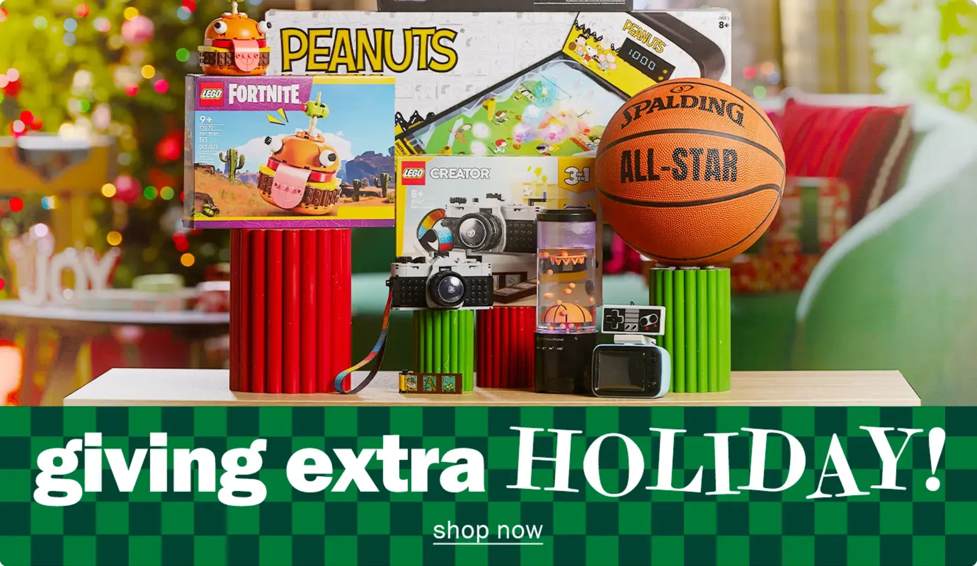 Giving extra Holiday! Shop now