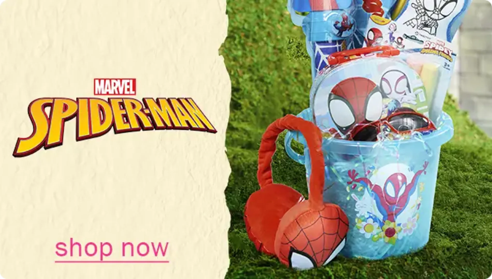 Marvel Spider-Man Basket. Shop Now.