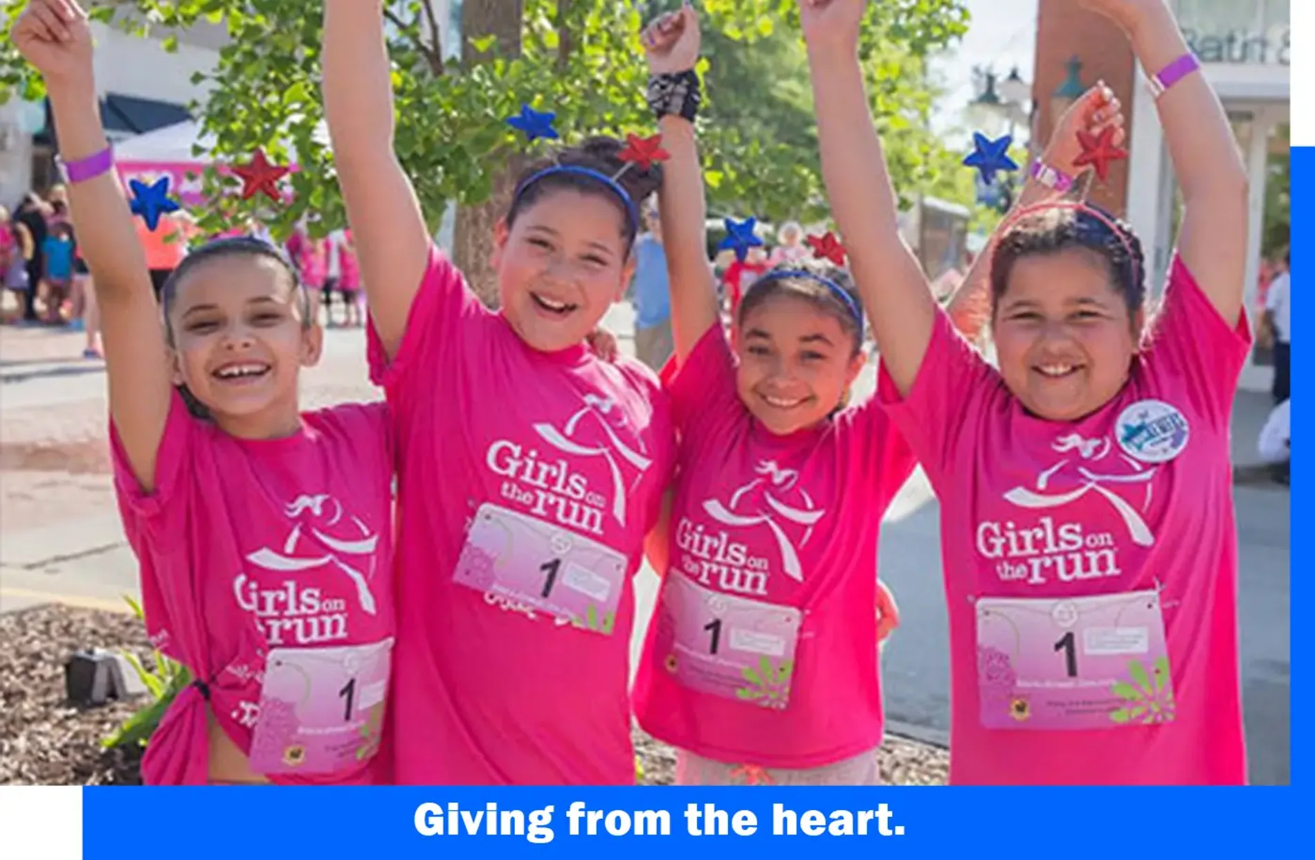 Giving from the heart.