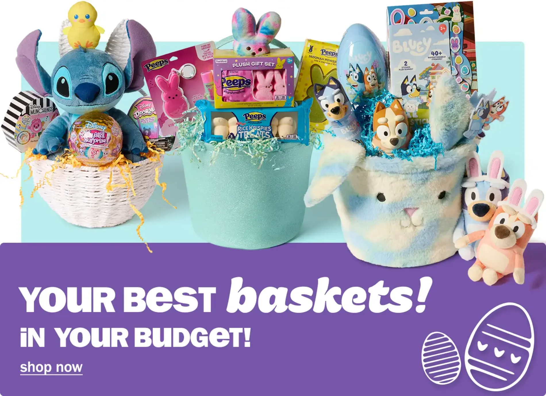 Your Best Baskets! In Your Budget! Shop Now.
