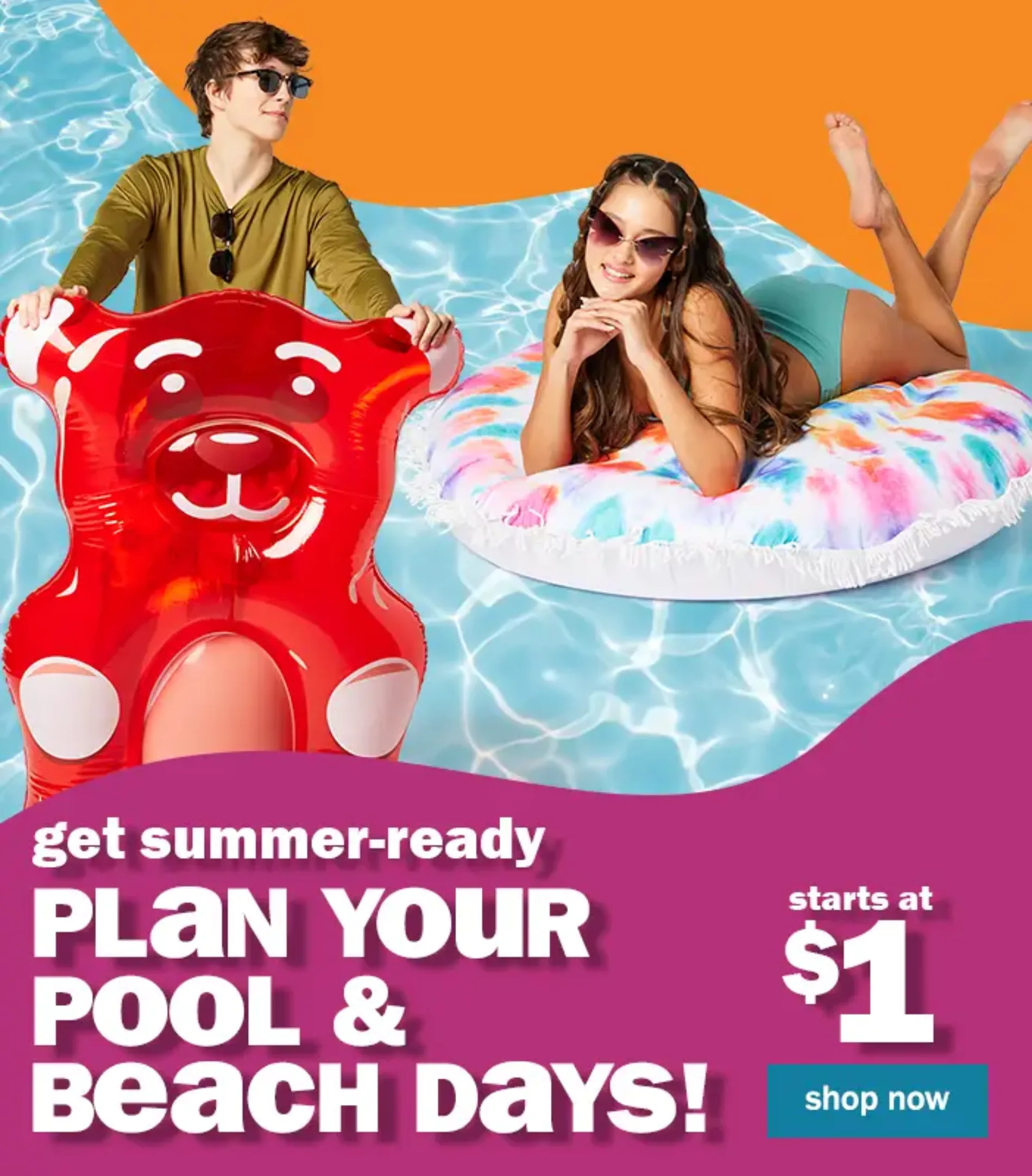 Get Summer-Ready. Plan Your Pool & Beach Days! Starting at $1. Shop Now.