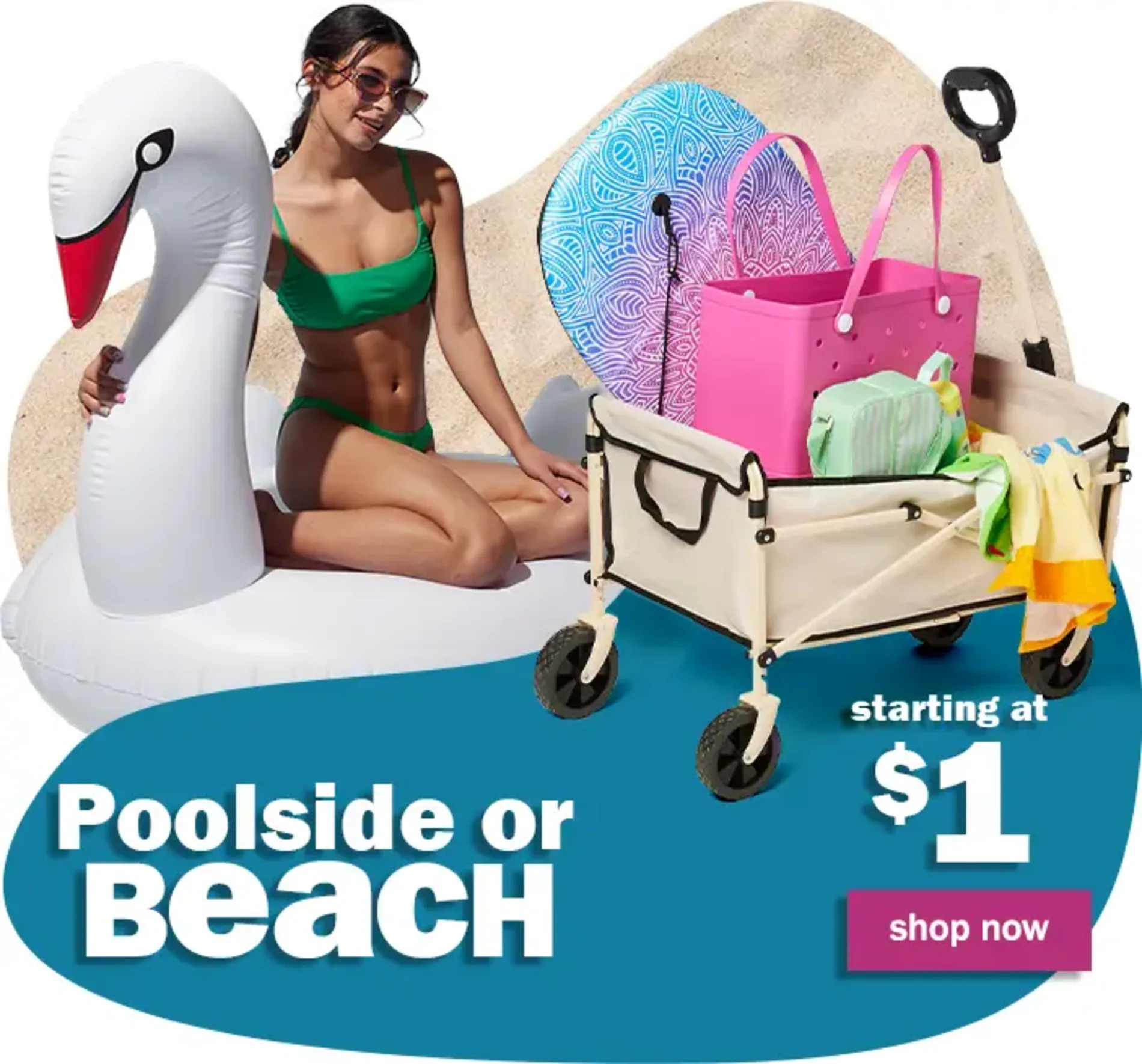 Poolside or Beach. Starting at $1. Shop Now.