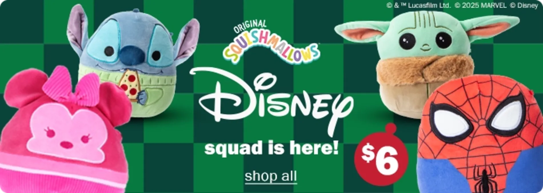 Original Squishmallows. New Disney squad is here! Shop now!