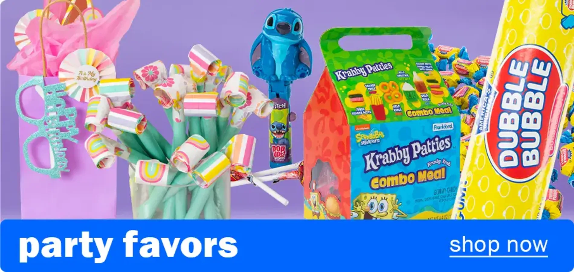Party Favors. Shop Now