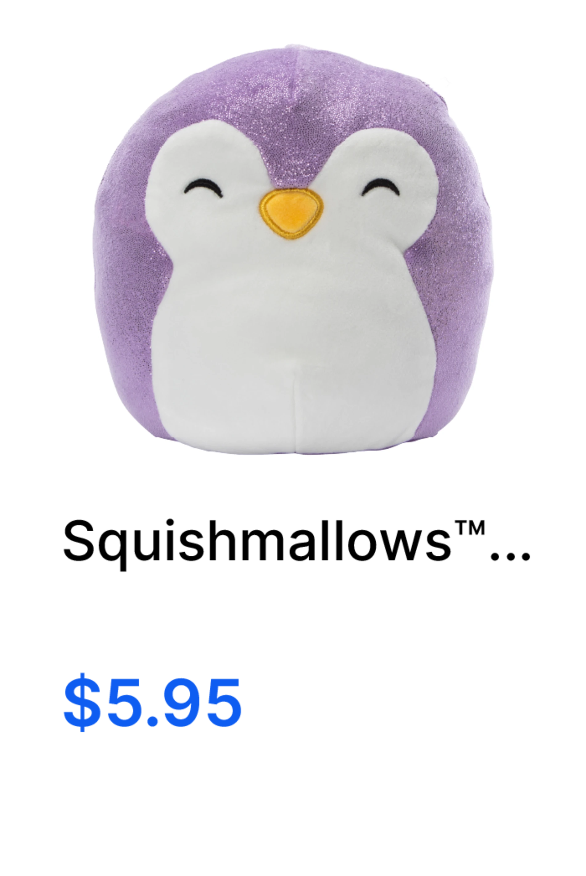 Squishmallows Originals Animal Plushies $5.95