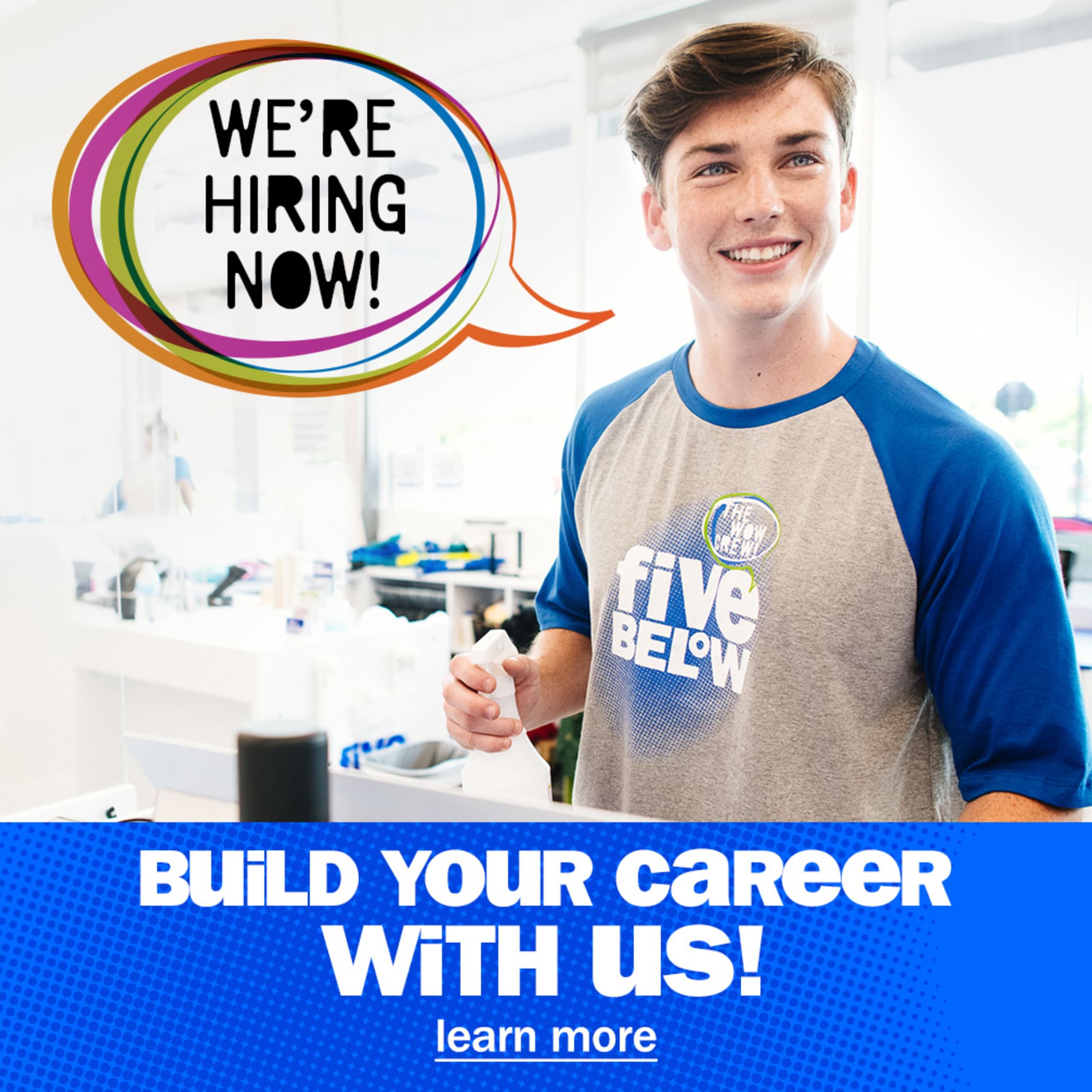 build your career with us! learn more