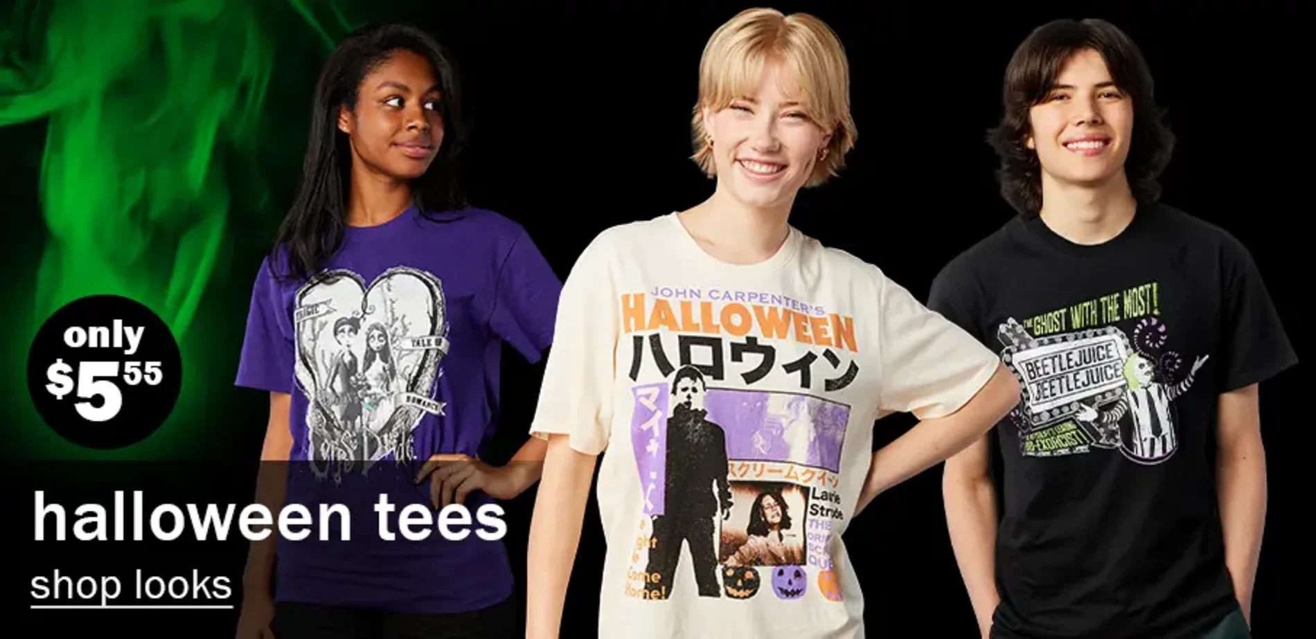 Halloween Tees Only $5.55. Shop Looks