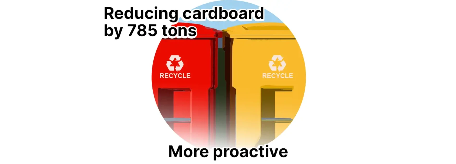 Reducing Cardboard by 785 tons. More Proactive