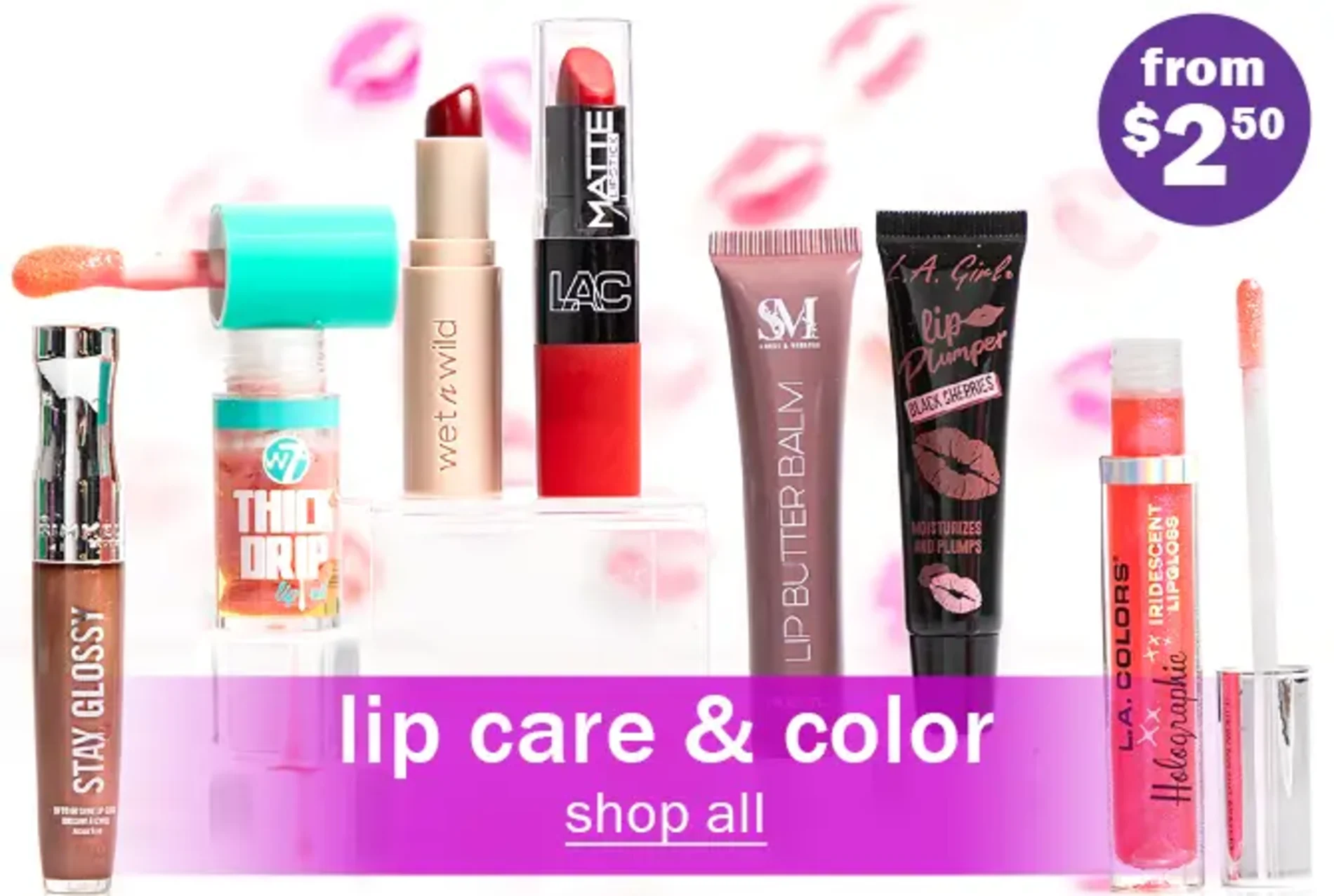 Lip Care & Color From $2.50. Shop All