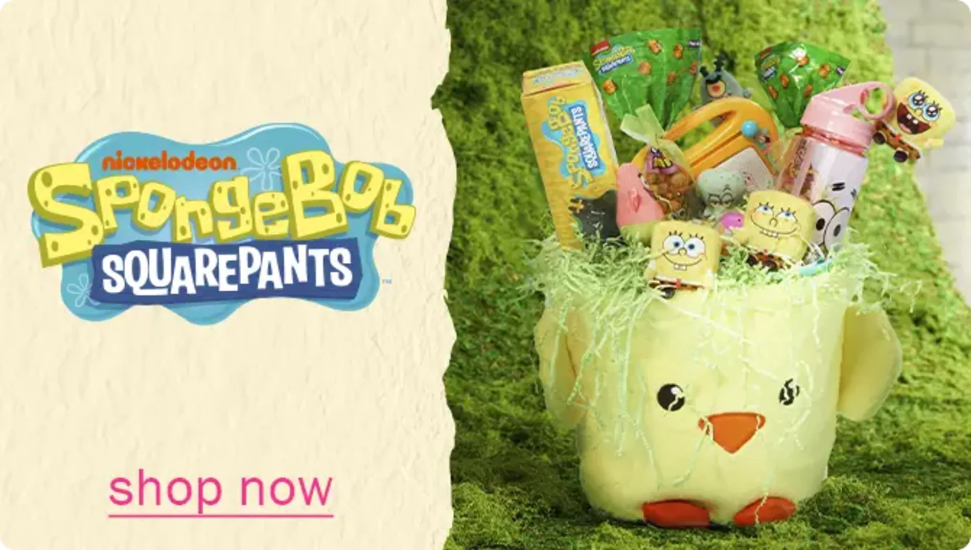 SpongeBob Basket. Shop Now.