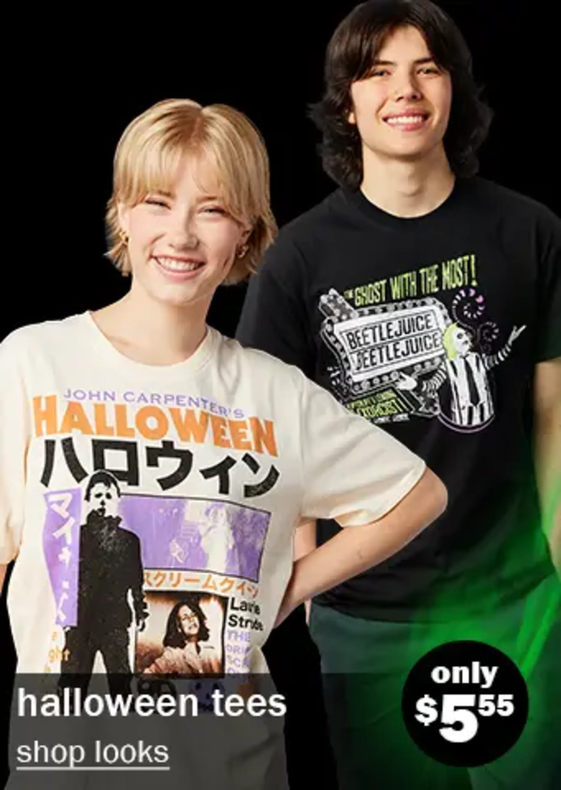 Halloween Tees Only $5.55. Shop Looks