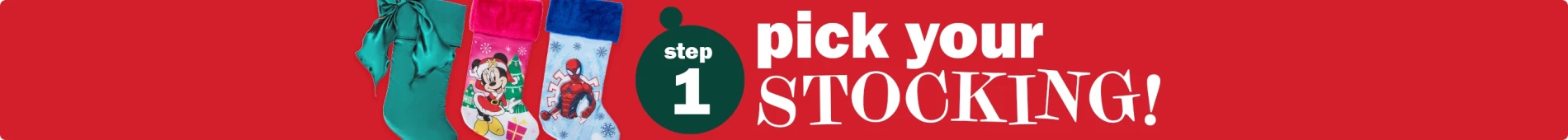 Step 1. Pick your stocking!