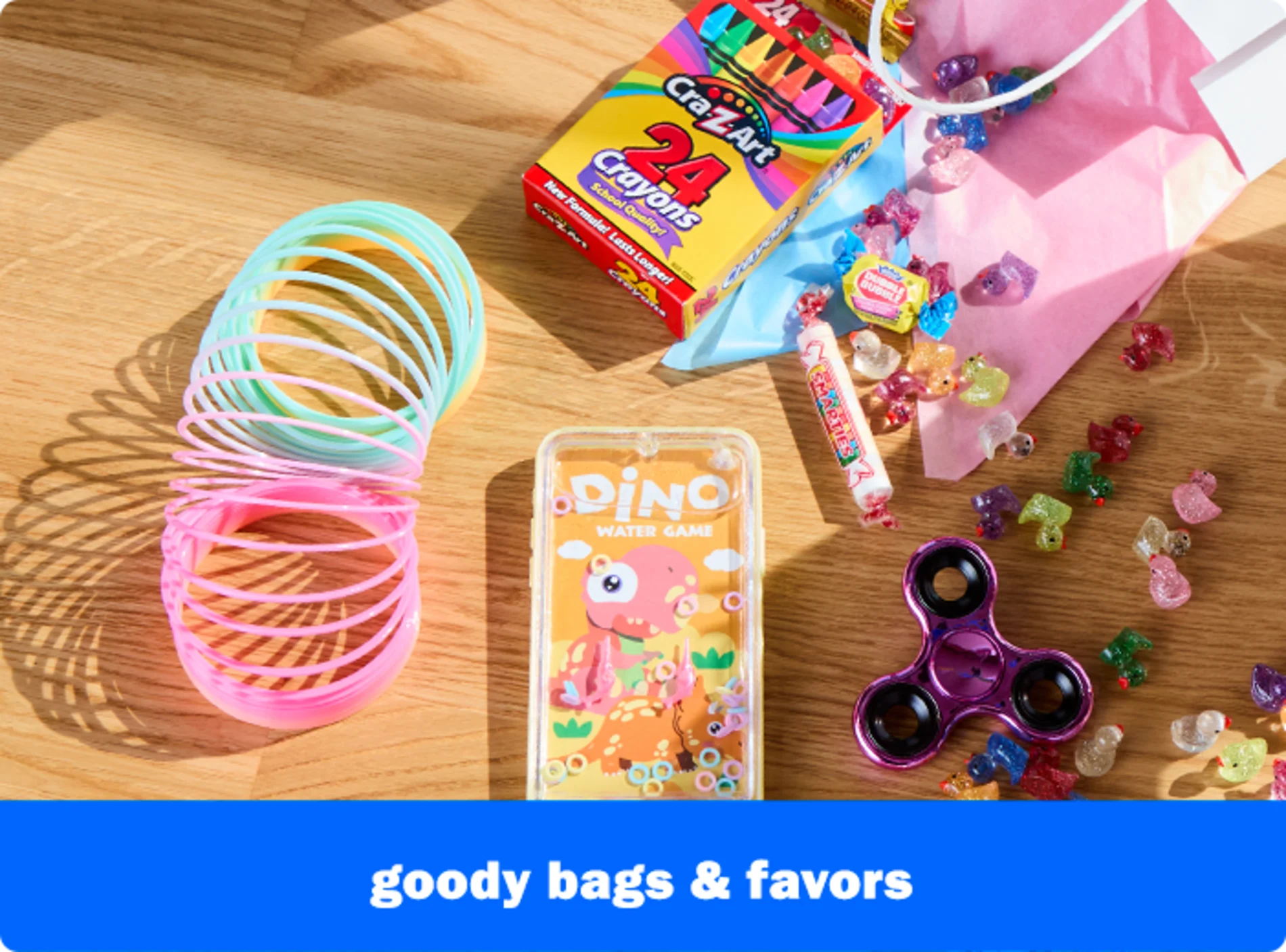 Goody bags & favors. Shop favors.