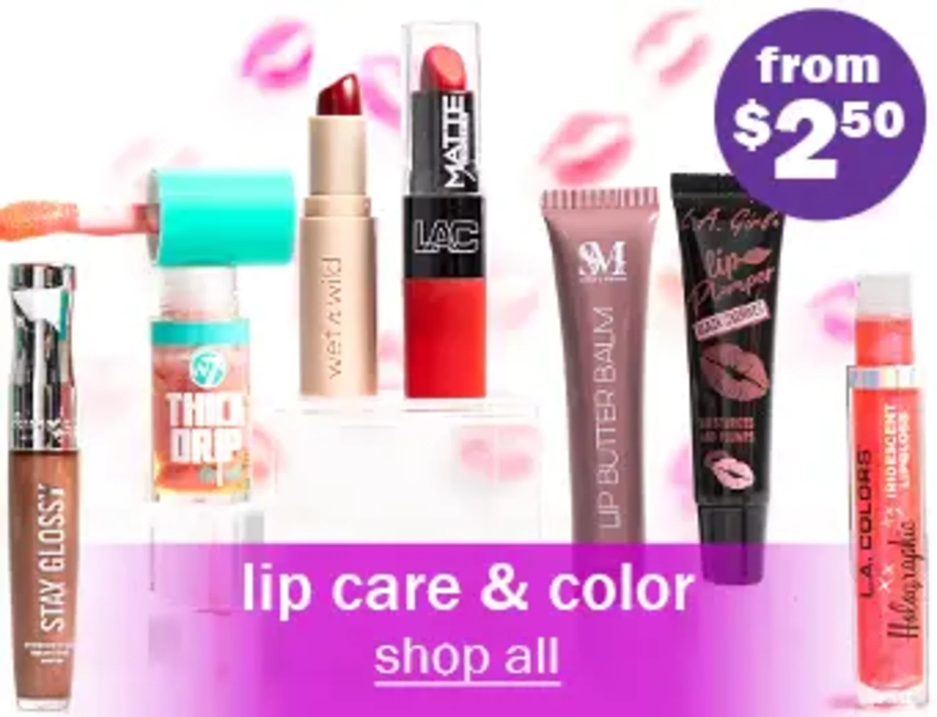 Lip Care & Color From $2.50. Shop All