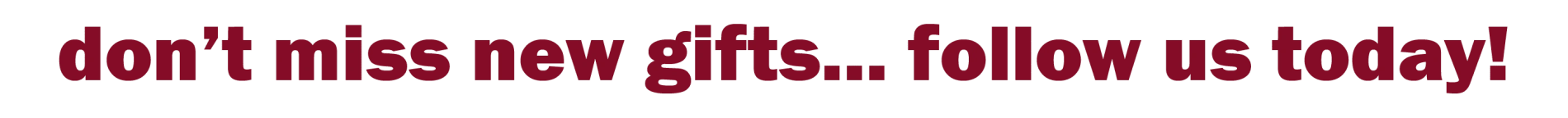 Don't Miss a drop....follow us today!