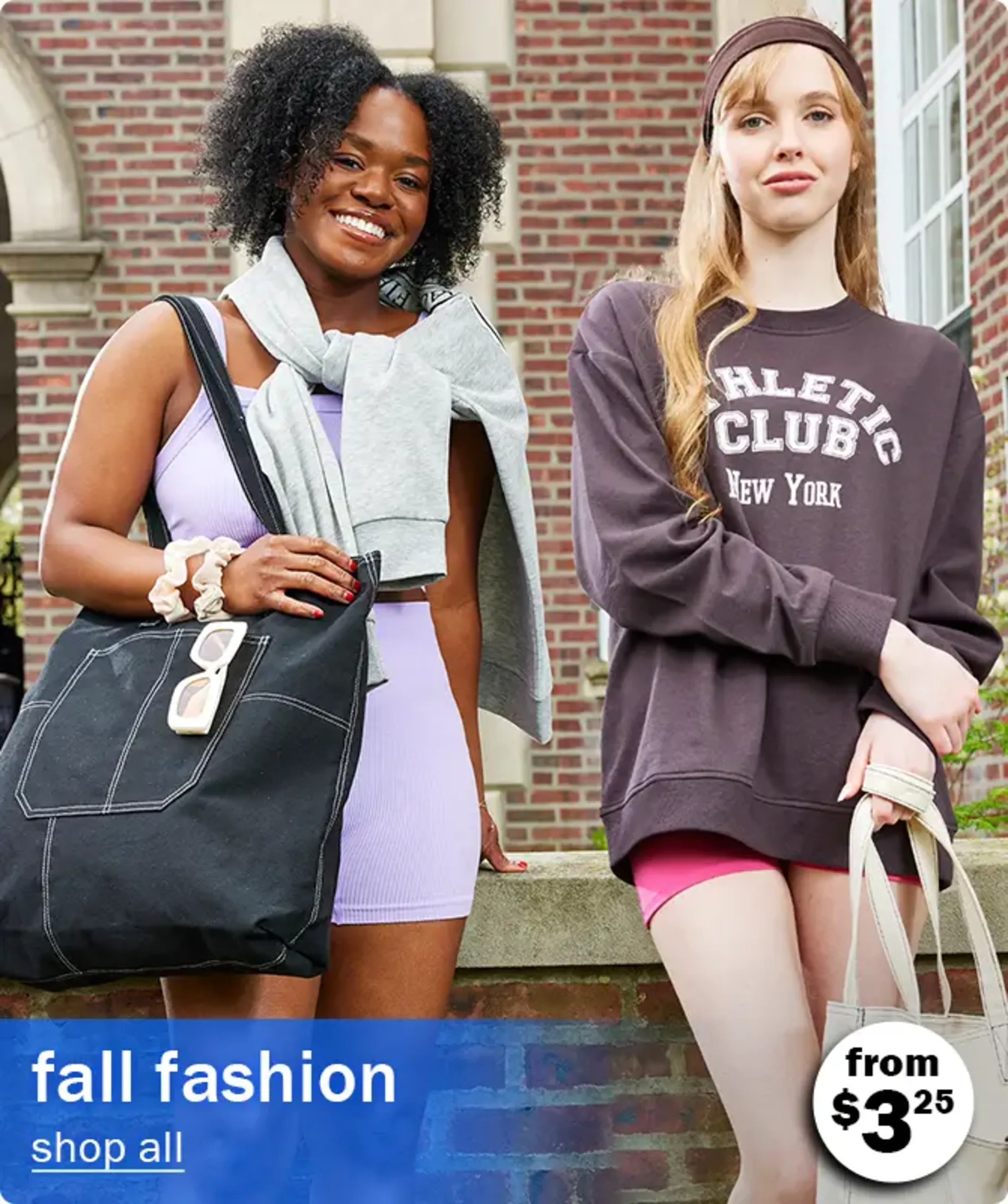 Fall Fashion. Shop All. $3.25