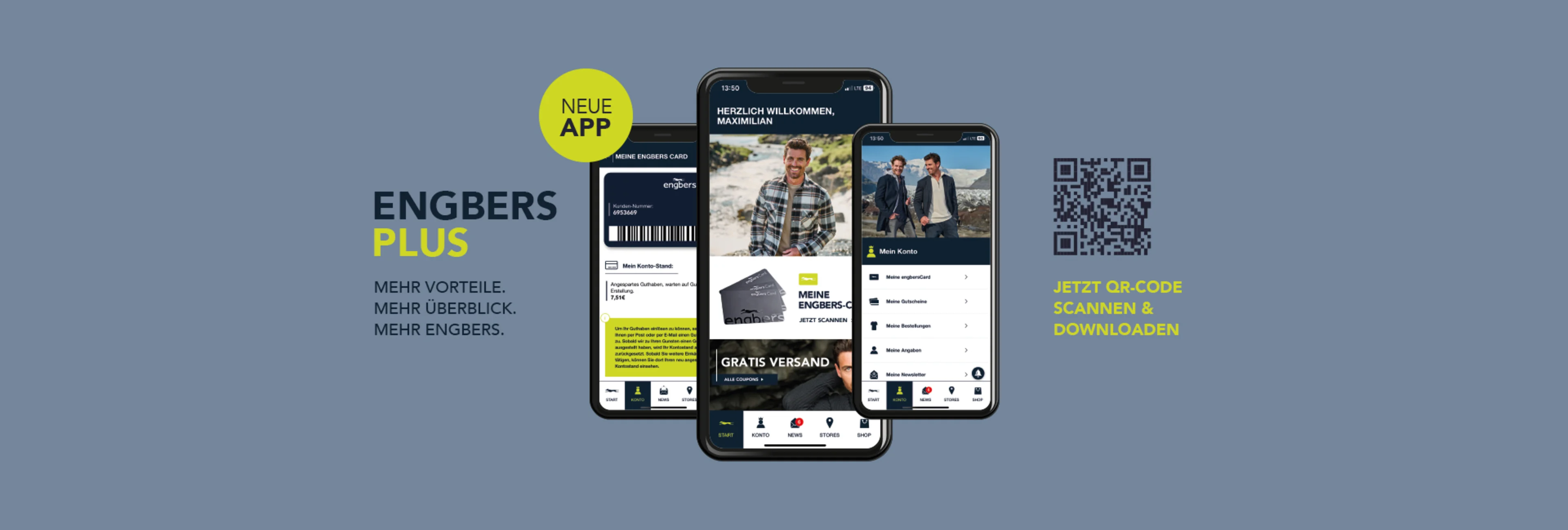 Jetzt engbers App downloaden und Vorteile sichern