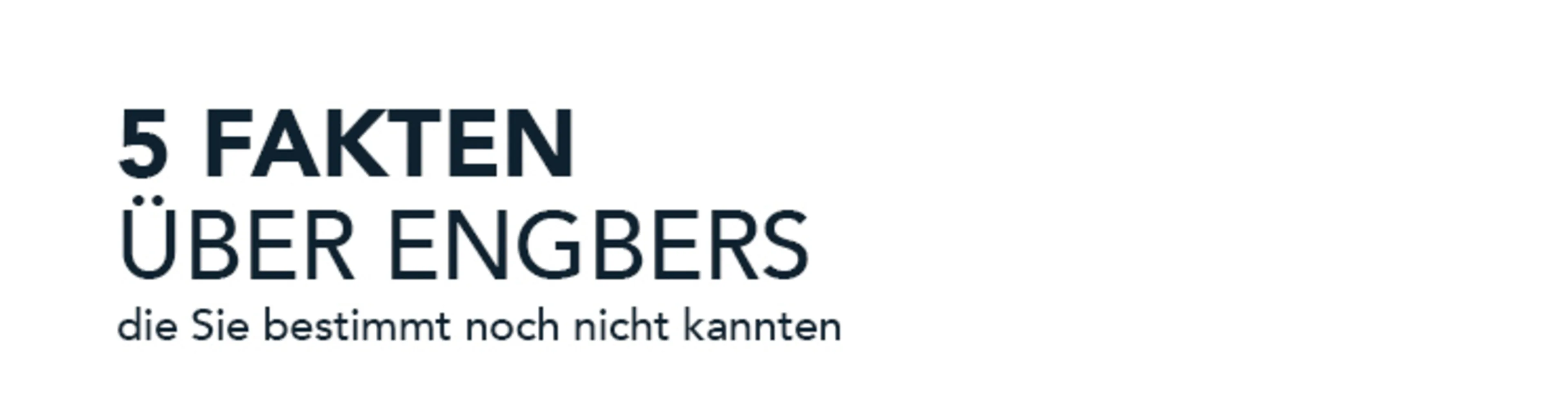 5 Fakten über engbers