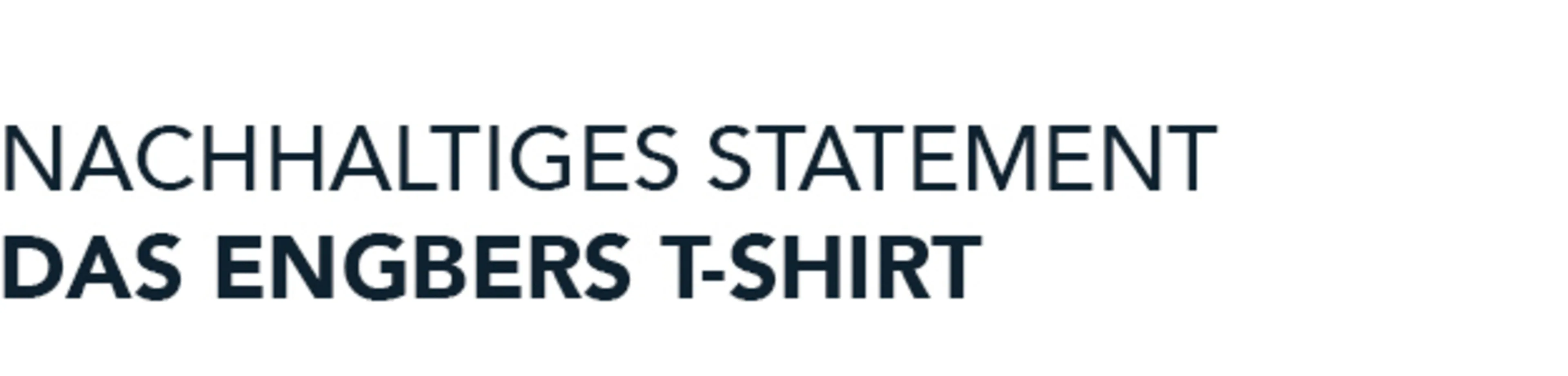 Unser Basic T-Shirt