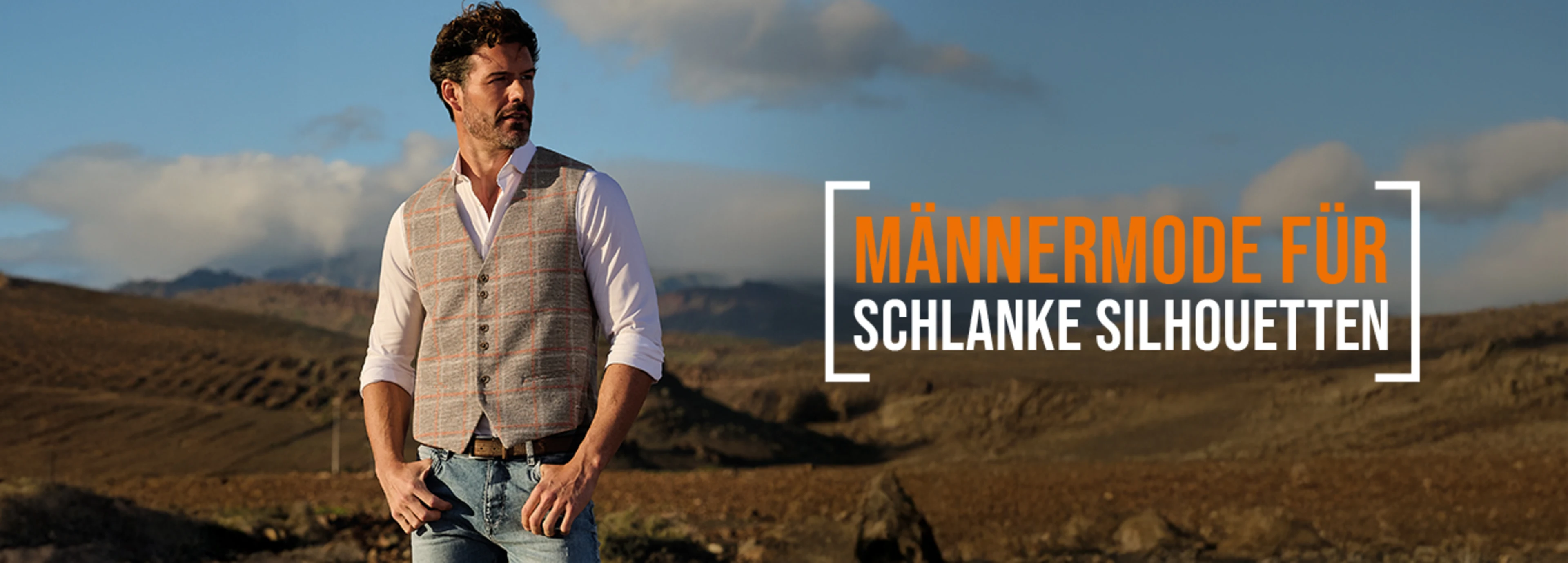 Männermode mit schmalen Passformen