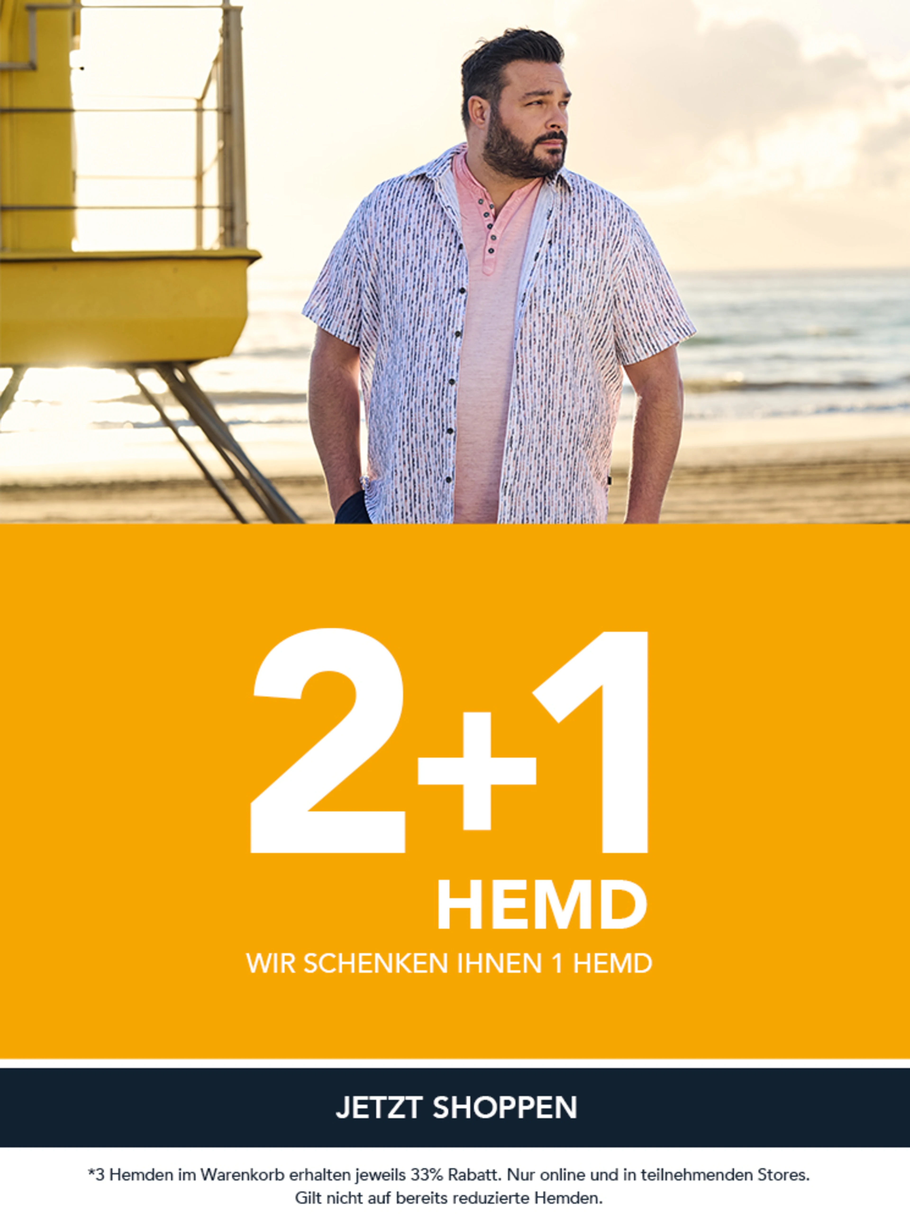 2+1 Hemd - wir schenken Ihnen ein Hemd