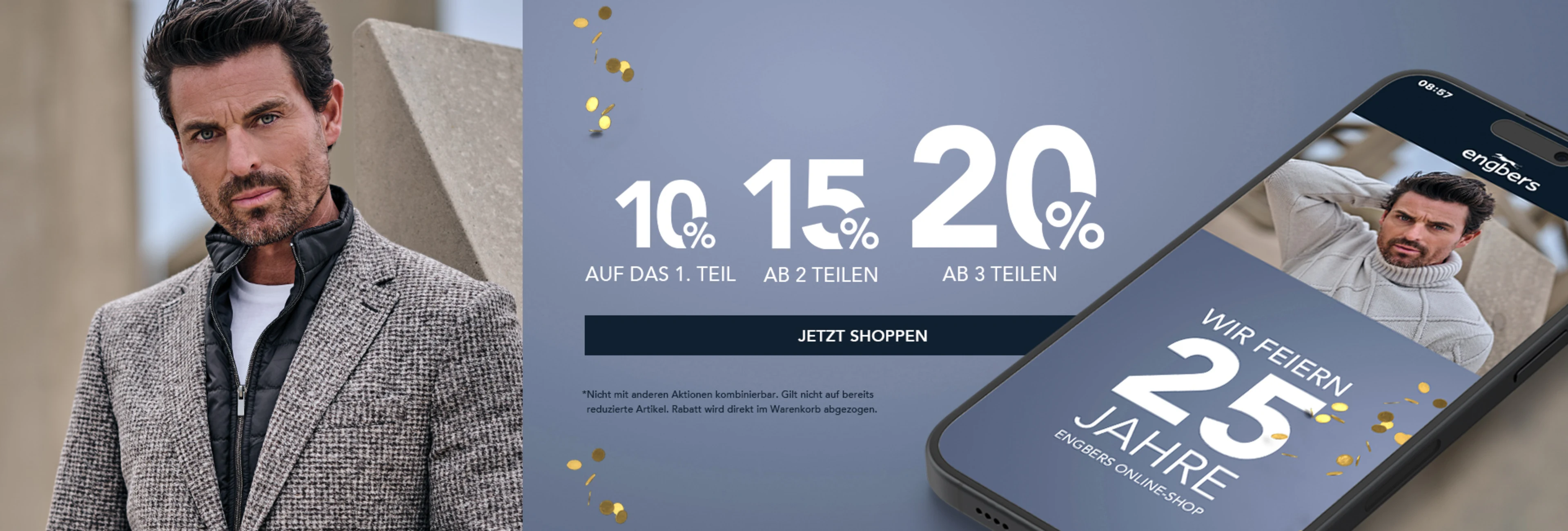 Neue Kollektion - Herrenmode für den Herbst