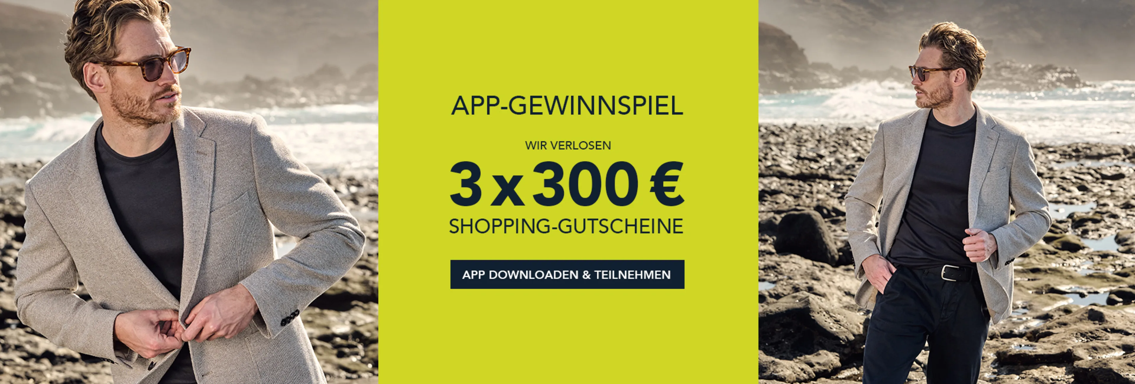 App Gewinnspiel: 3 x 300€ Shopping Gutschein gewinnen in der App