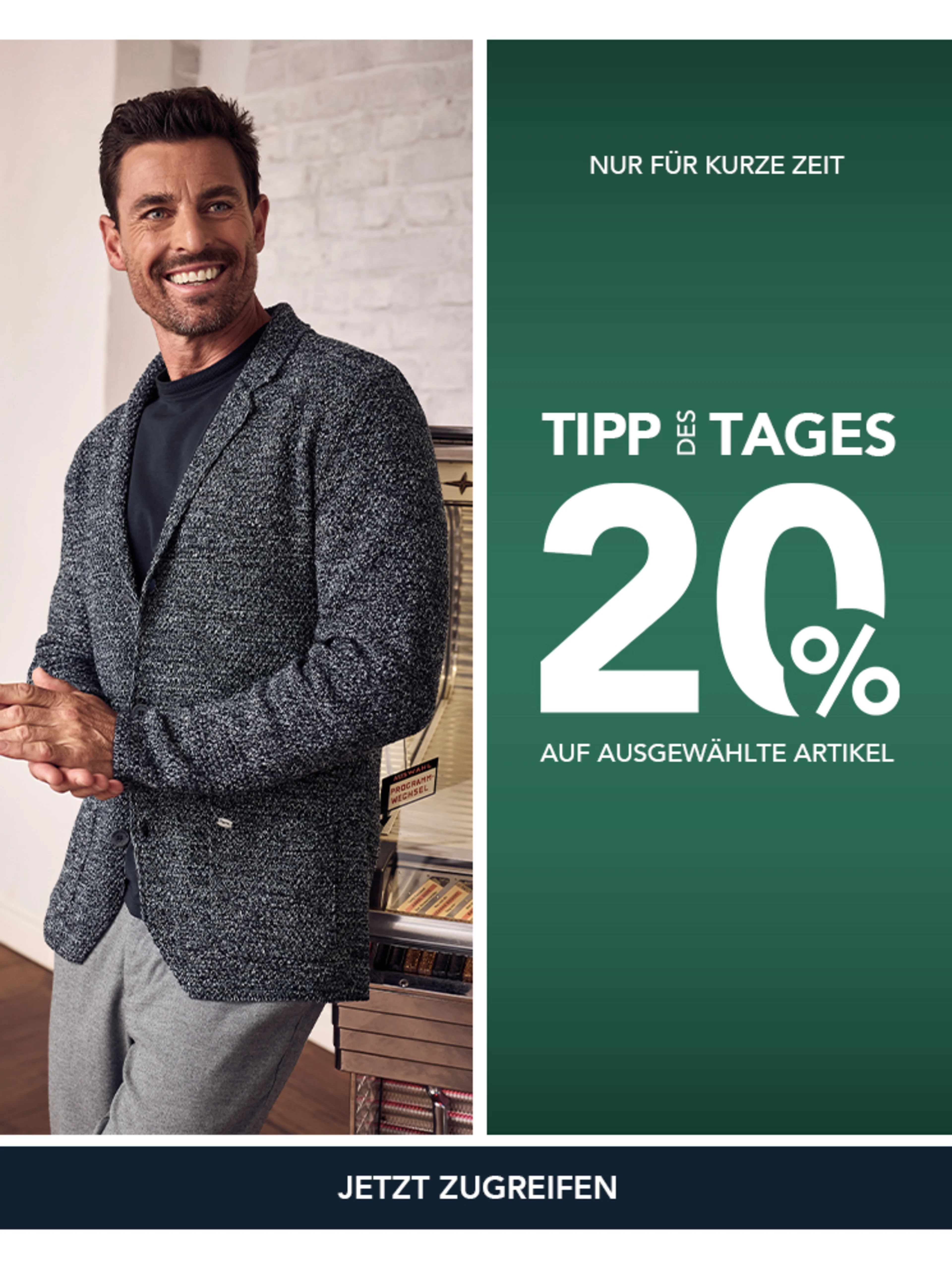 Tipp des Tages - 20% auf ausgewählte Artikel