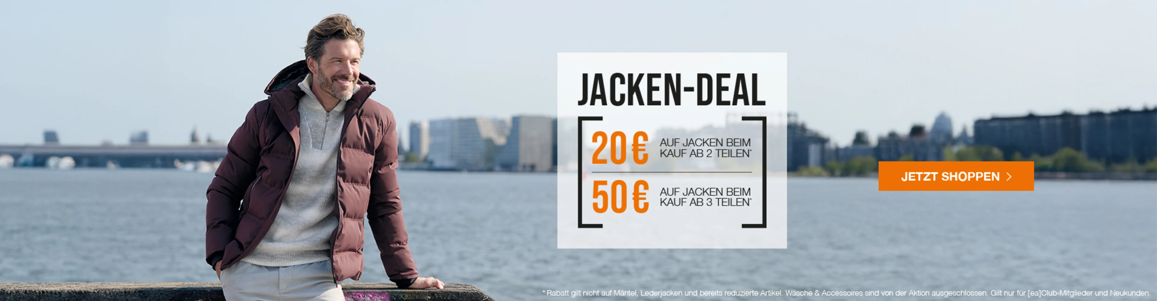 Jacken Deal I Bis zu 50€ auf Deine Jacke 