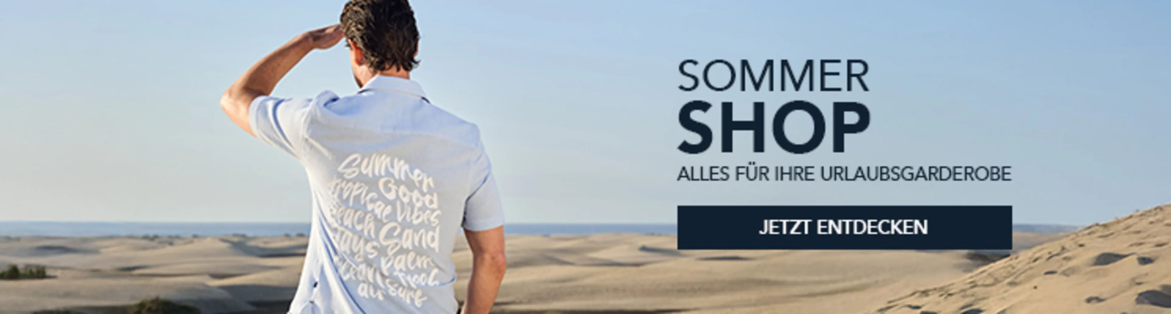 Sommer Shop 2026 - Herrenmode für den Sommer