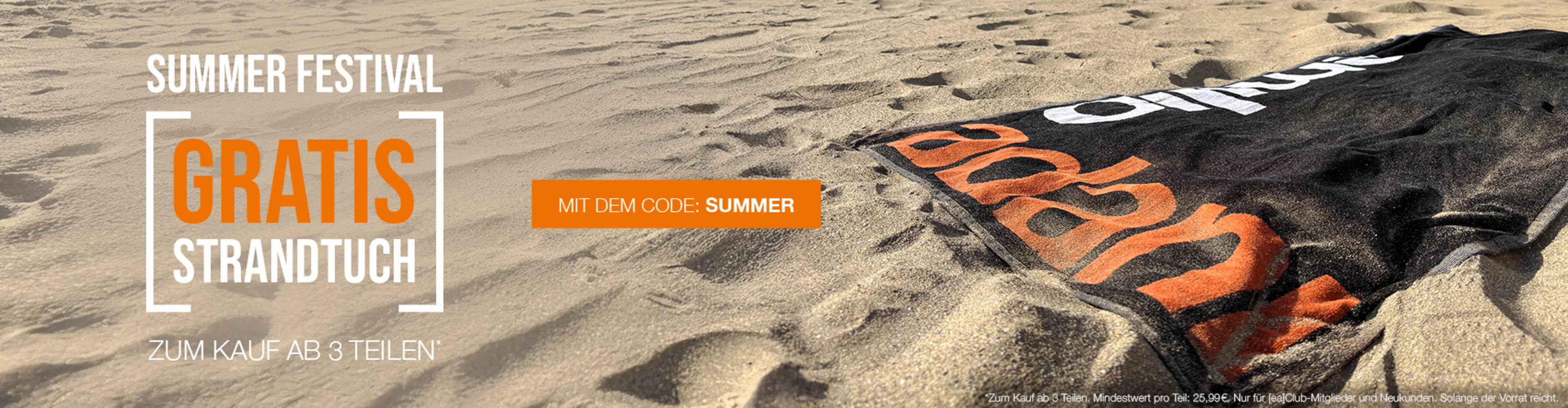 Summer Festival - Gratis Strandtuch