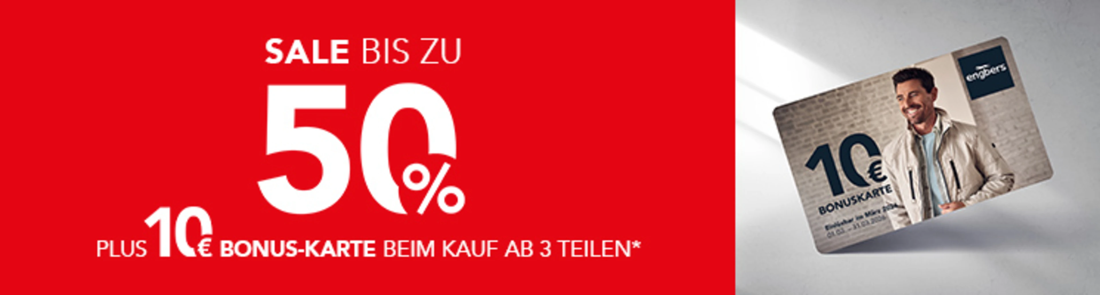engbers Herrenmode im SALE bis Größe 6XL 