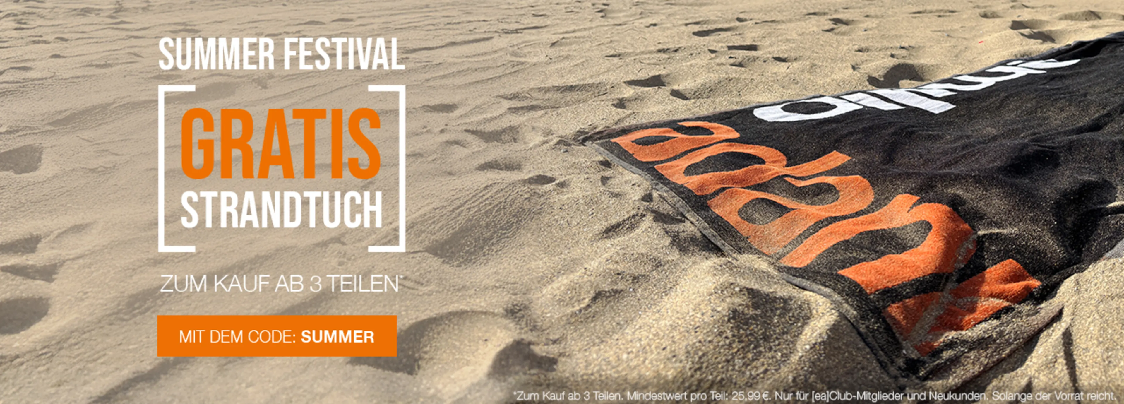 Summer Festival - Gratis Strandtuch 