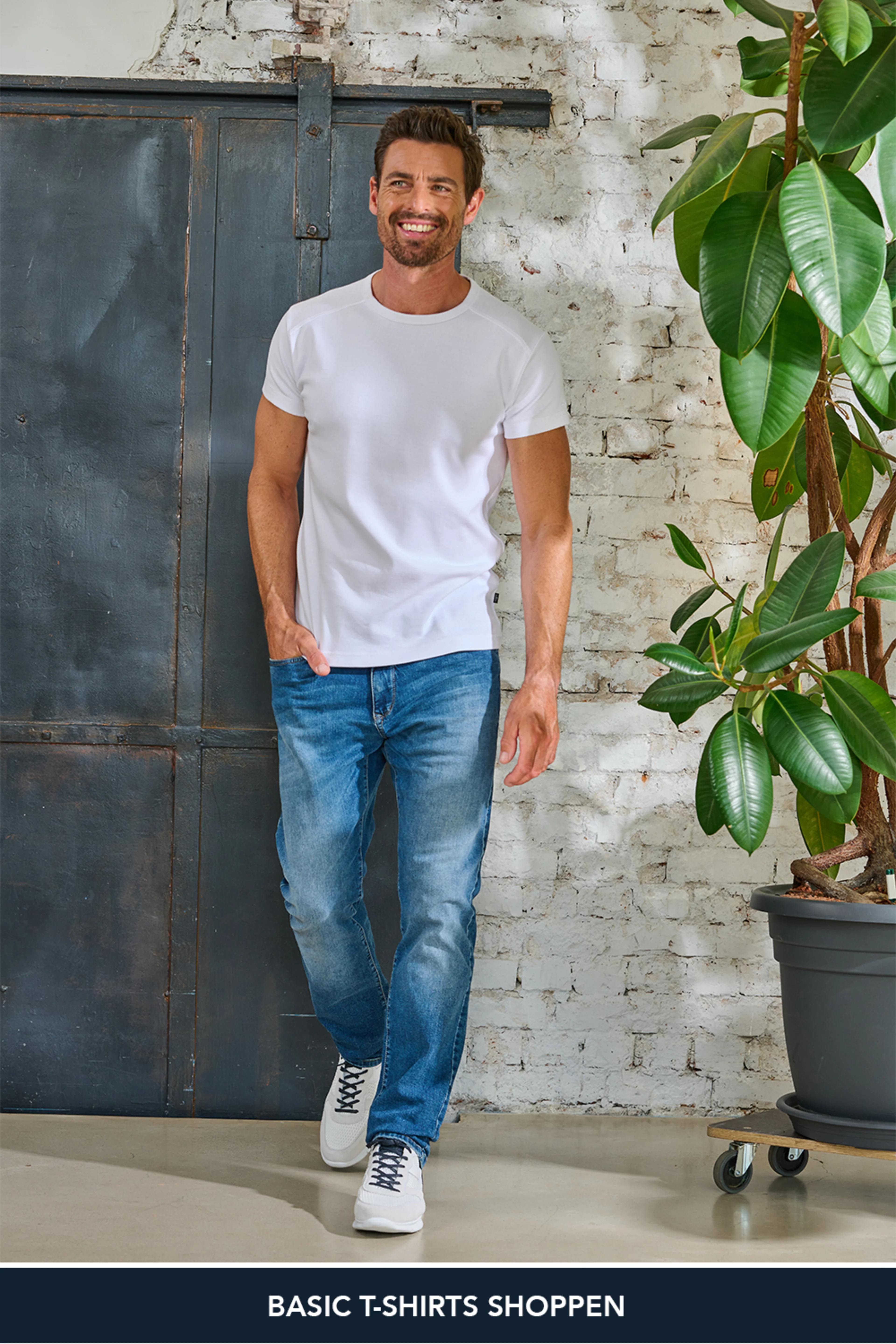 Das beste Basic T-Shirt in weiß für Herren