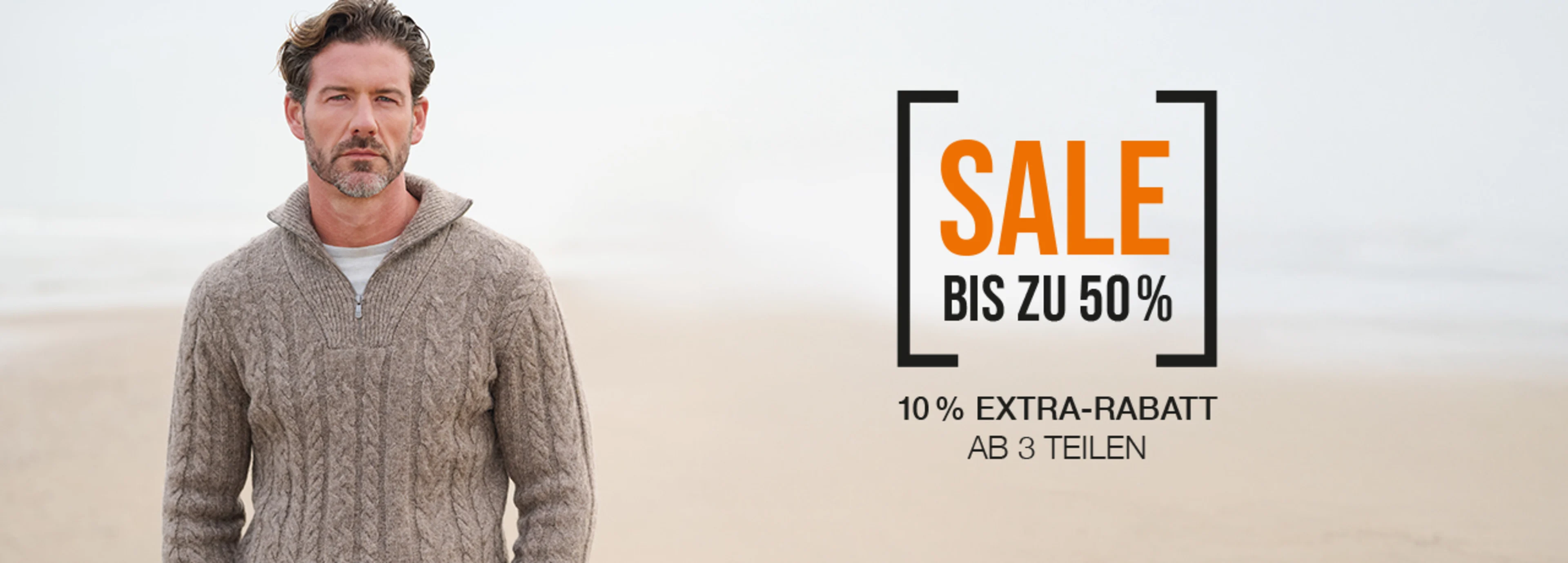 SALE  - Bis zu 50% Rabatt + 10% EXTRA ab 3 Teilen 
