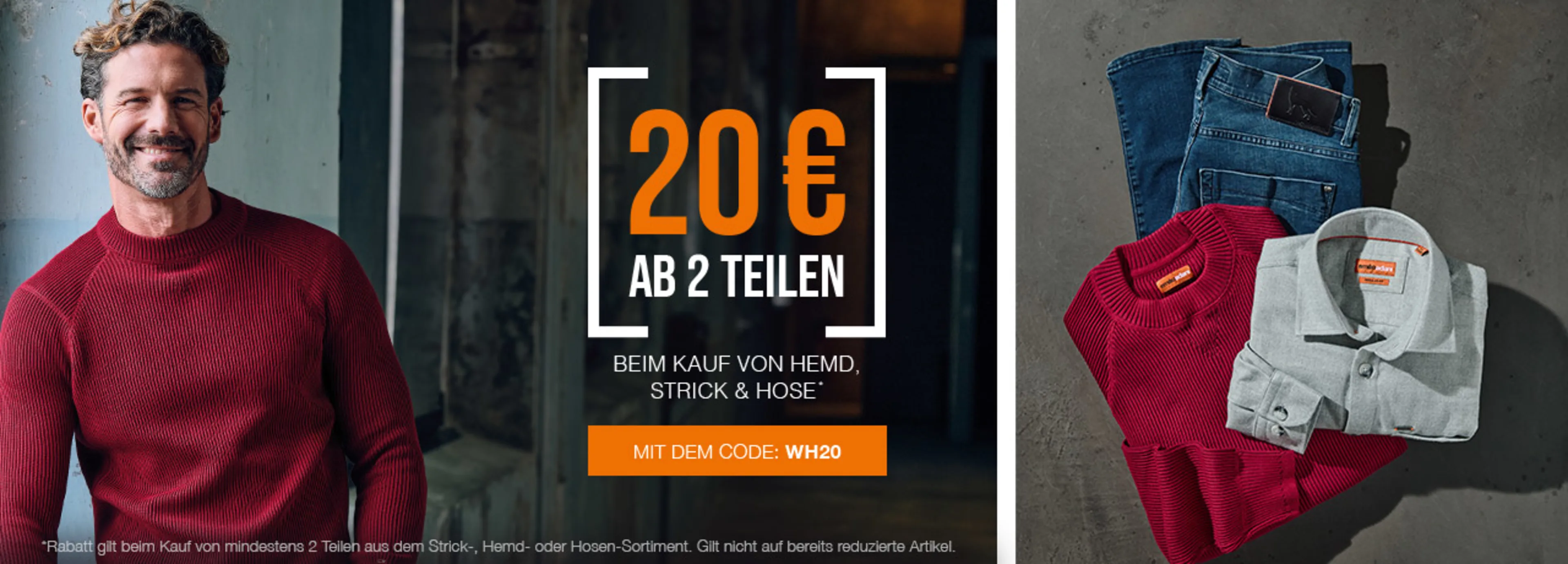 20€ ab 2 Teilen - Strick, Hemd & Hose 