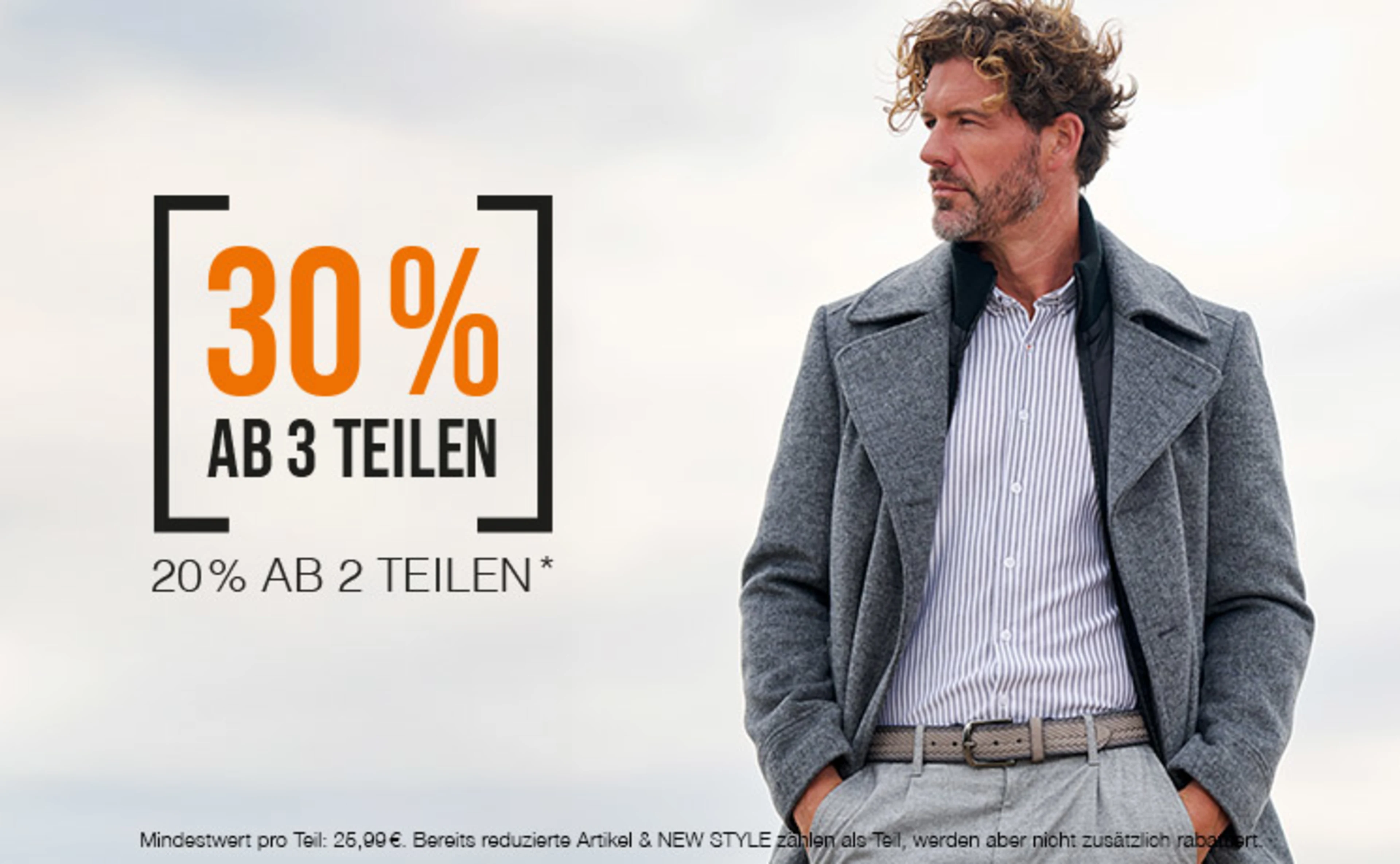20% ab 2 Teilen I 30% ab 3 Teilen 
