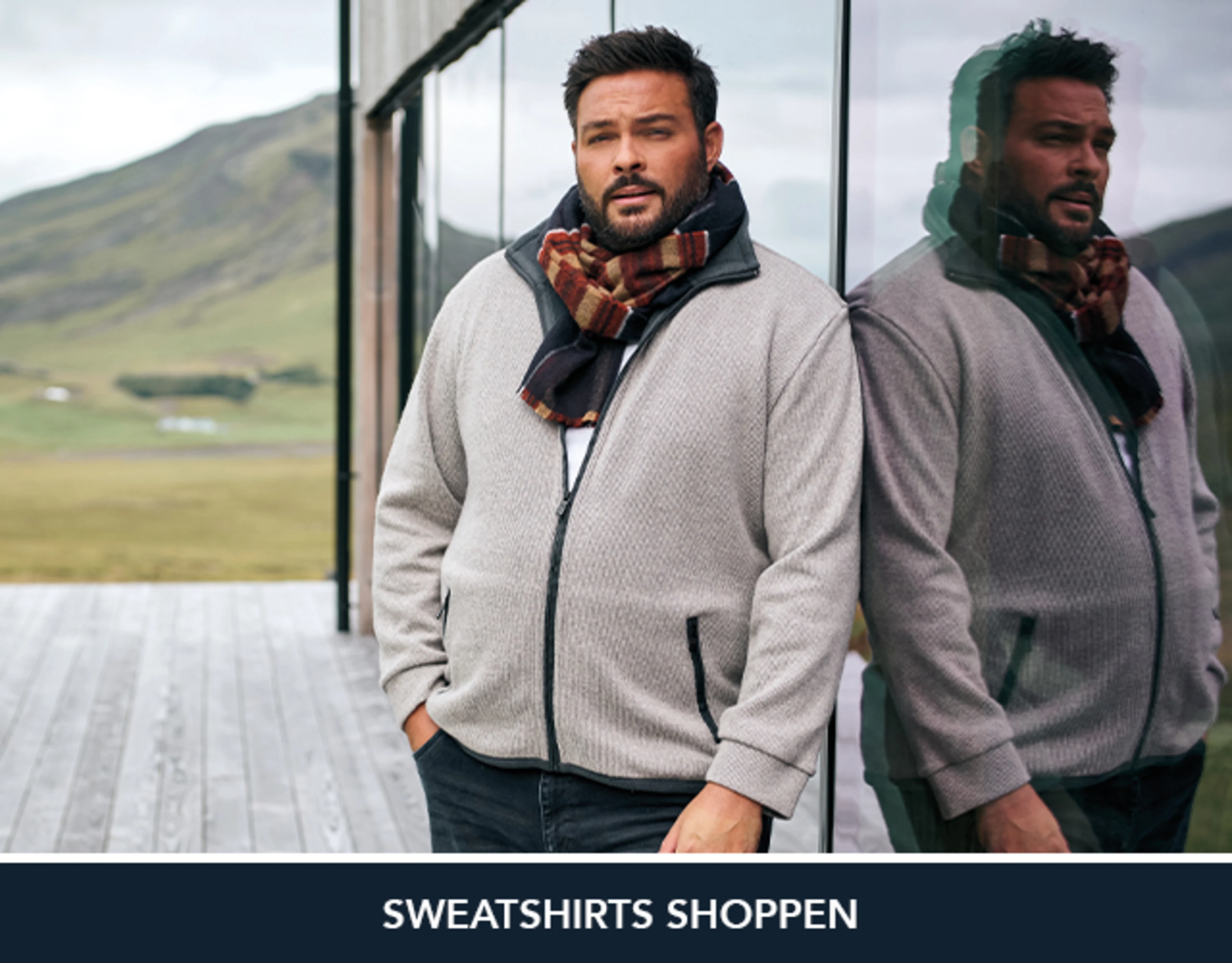 Sweatshirts und Jacken für Herren bis Größe 6XL