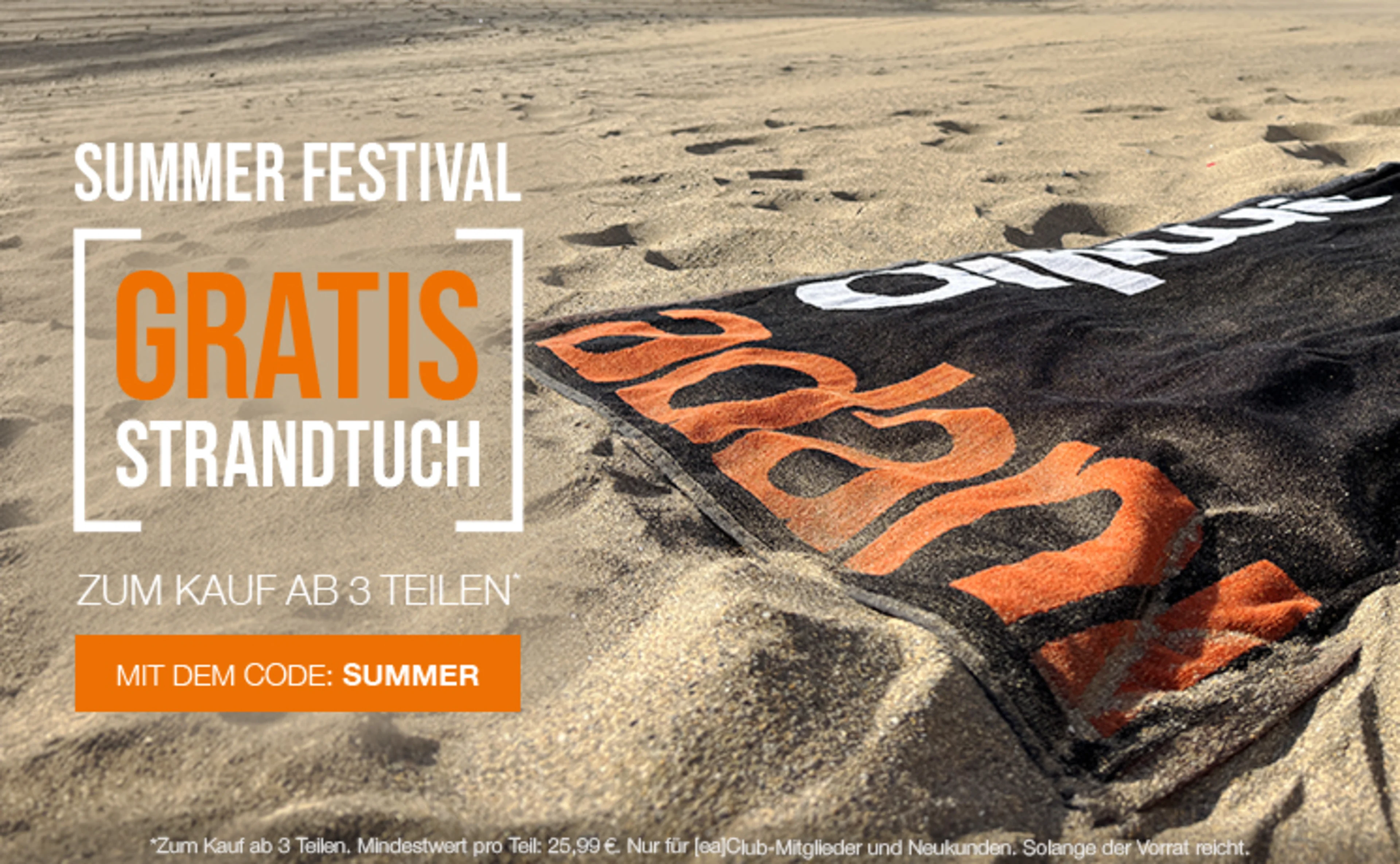 Summer Festival - Gratis Strandtuch 