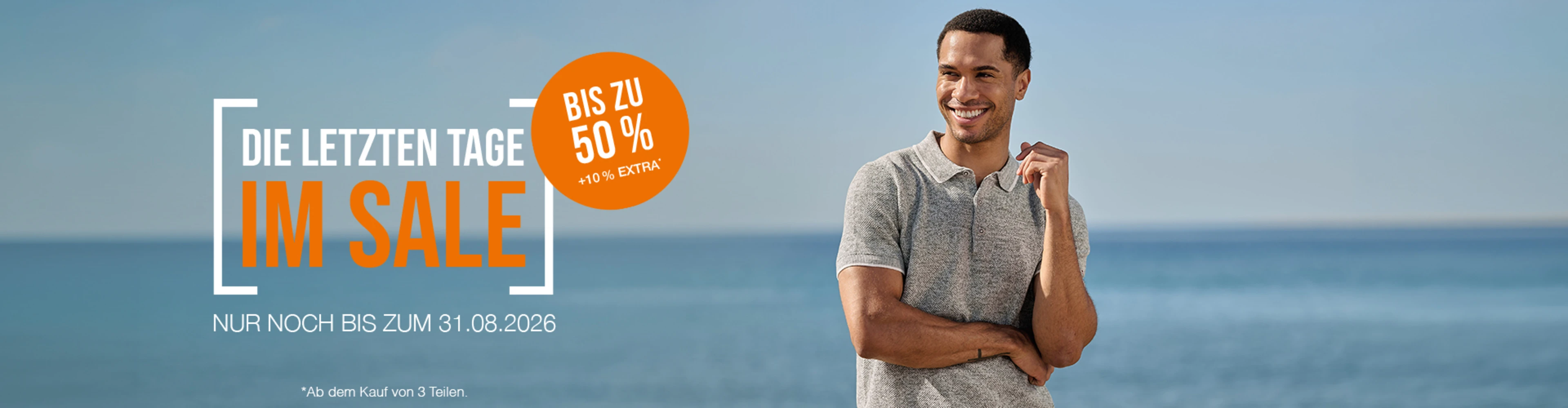 SALE + 10% Extra-Rabatt ab 3 Teilen