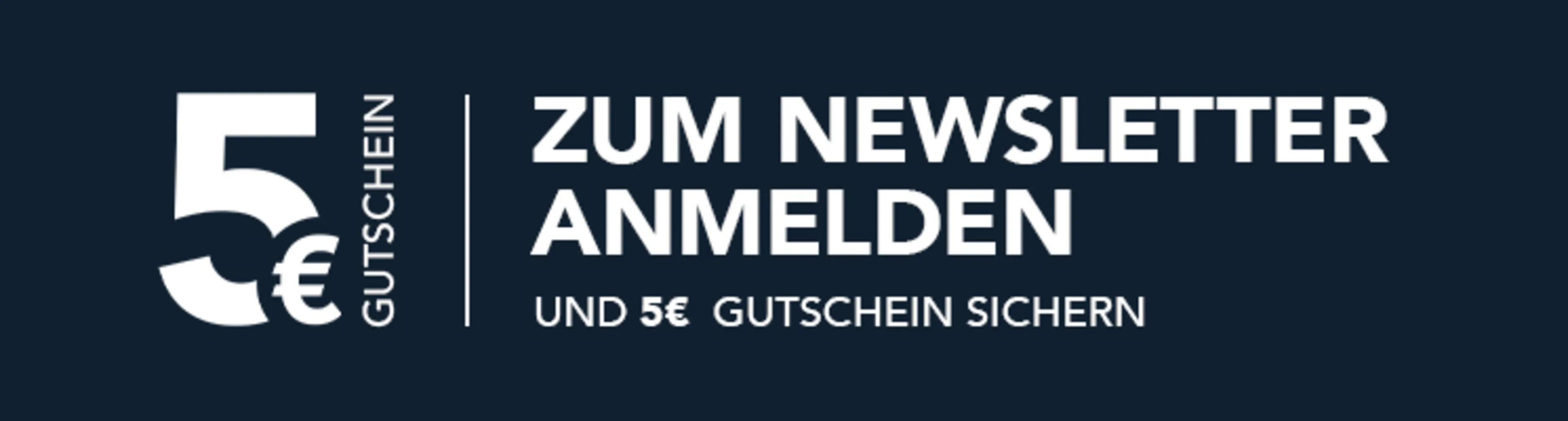 Newsletter abonnieren und 5€ sichern und keine Highlights mehr verpassen