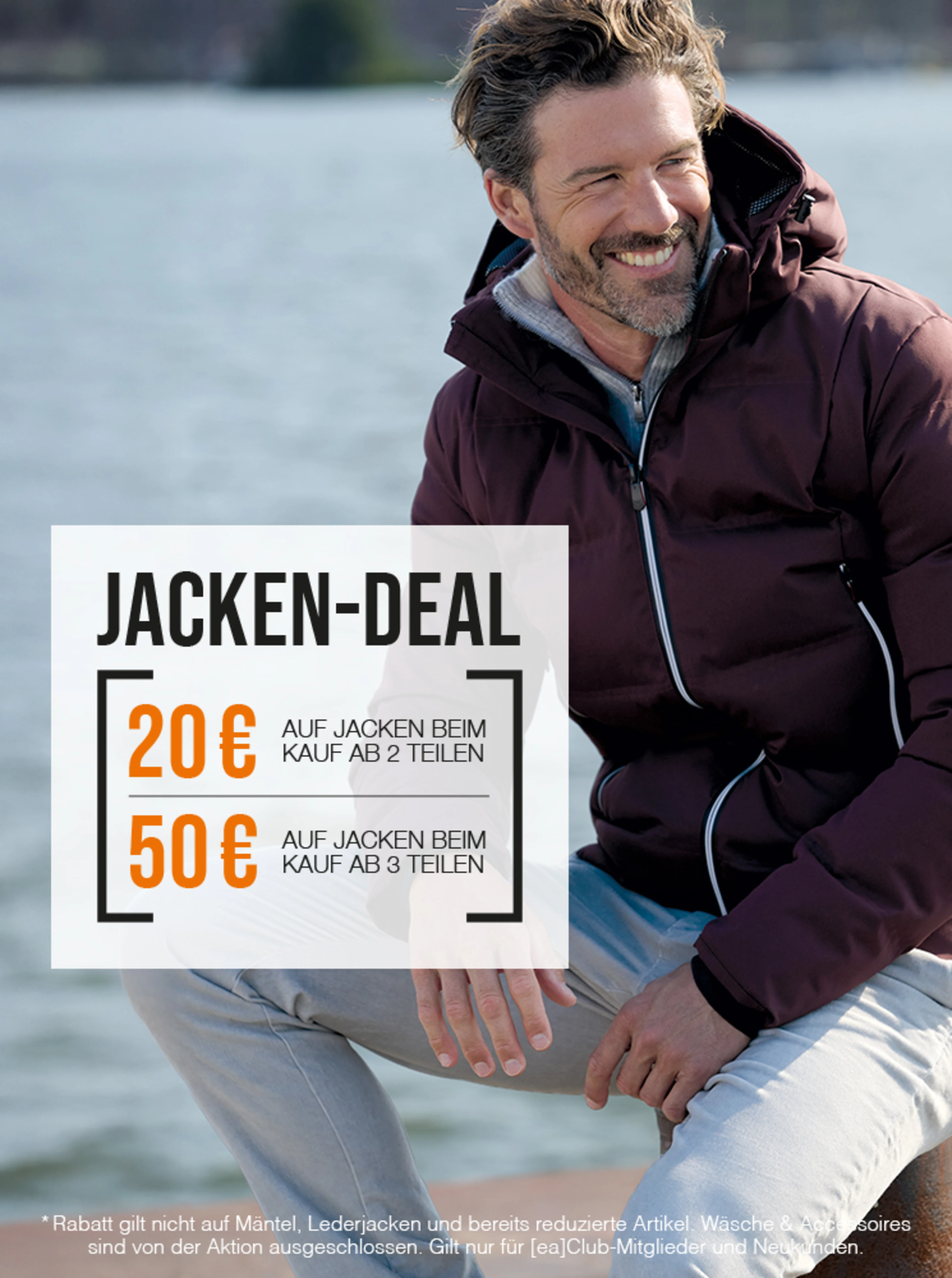 Jacken Deal I Bis zu 50€ auf Deine Jacke 