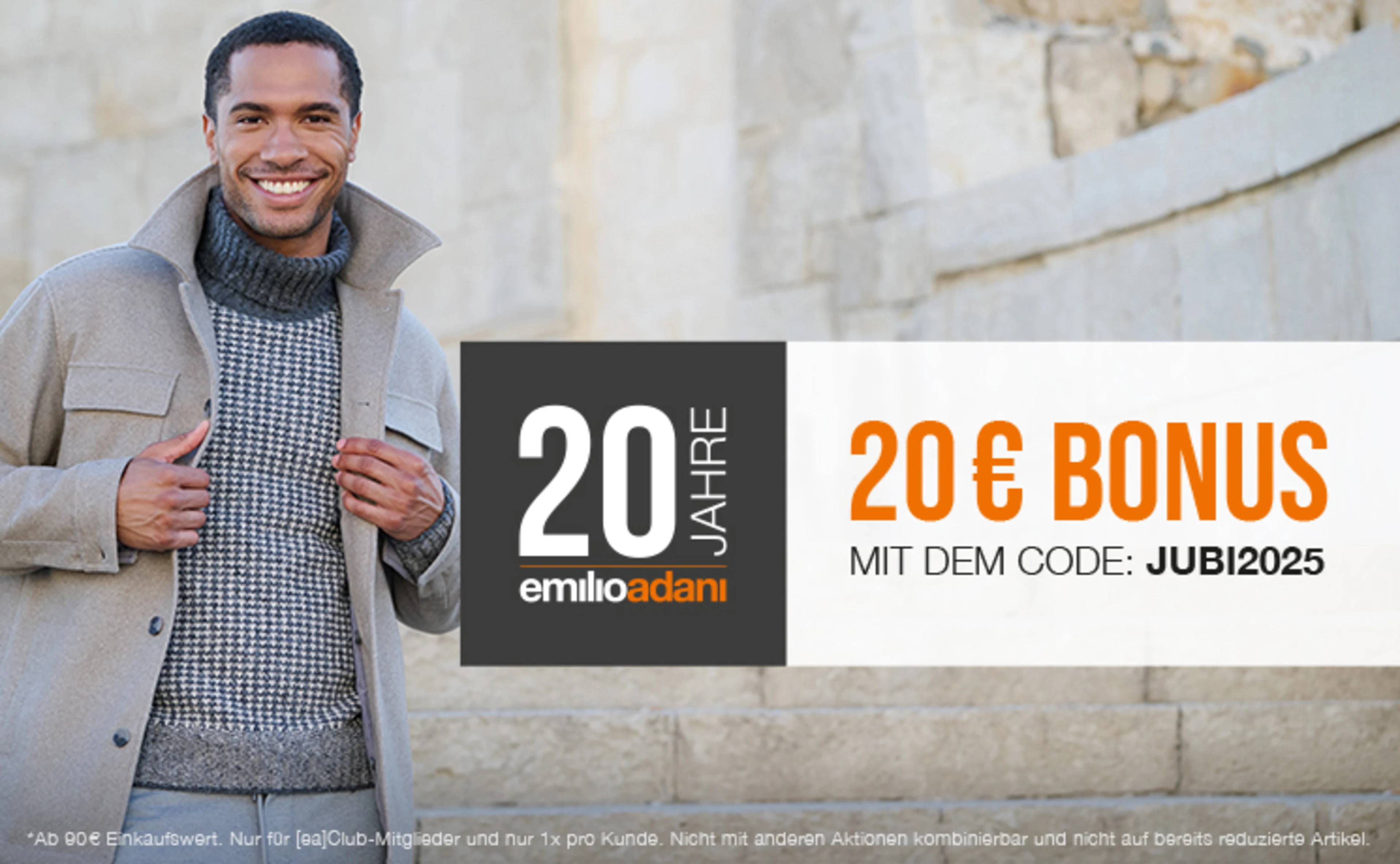 20 Jahre emilio adani 