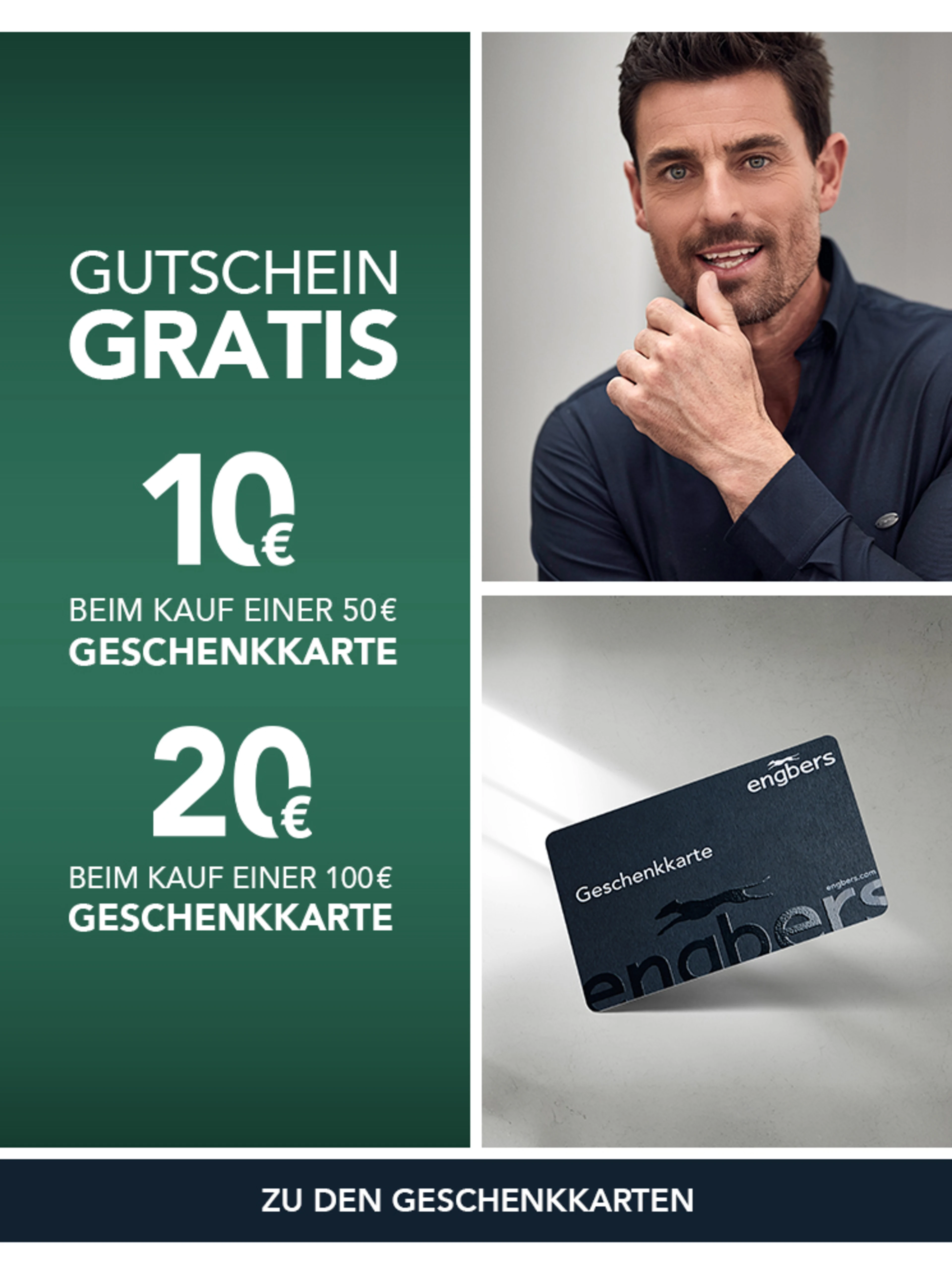 GRATIS Gutschein: 10€ beim Kauf einer 50€ Geschenkkarte | 20€ beim Kauf einer 100€ Geschenkkarte