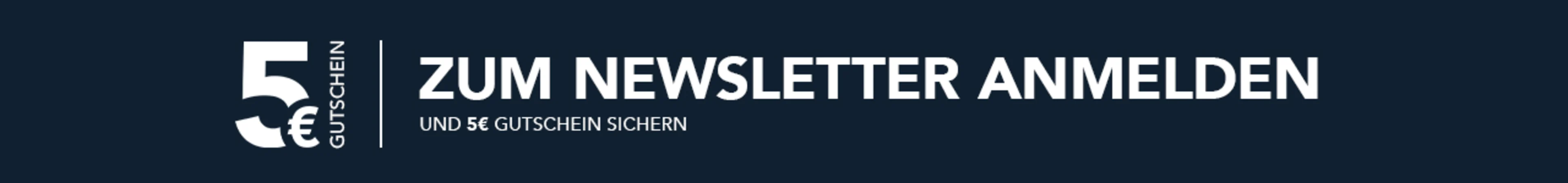 Newsletter abonnieren und 5e sichern und keine Trend mehr verpassen
