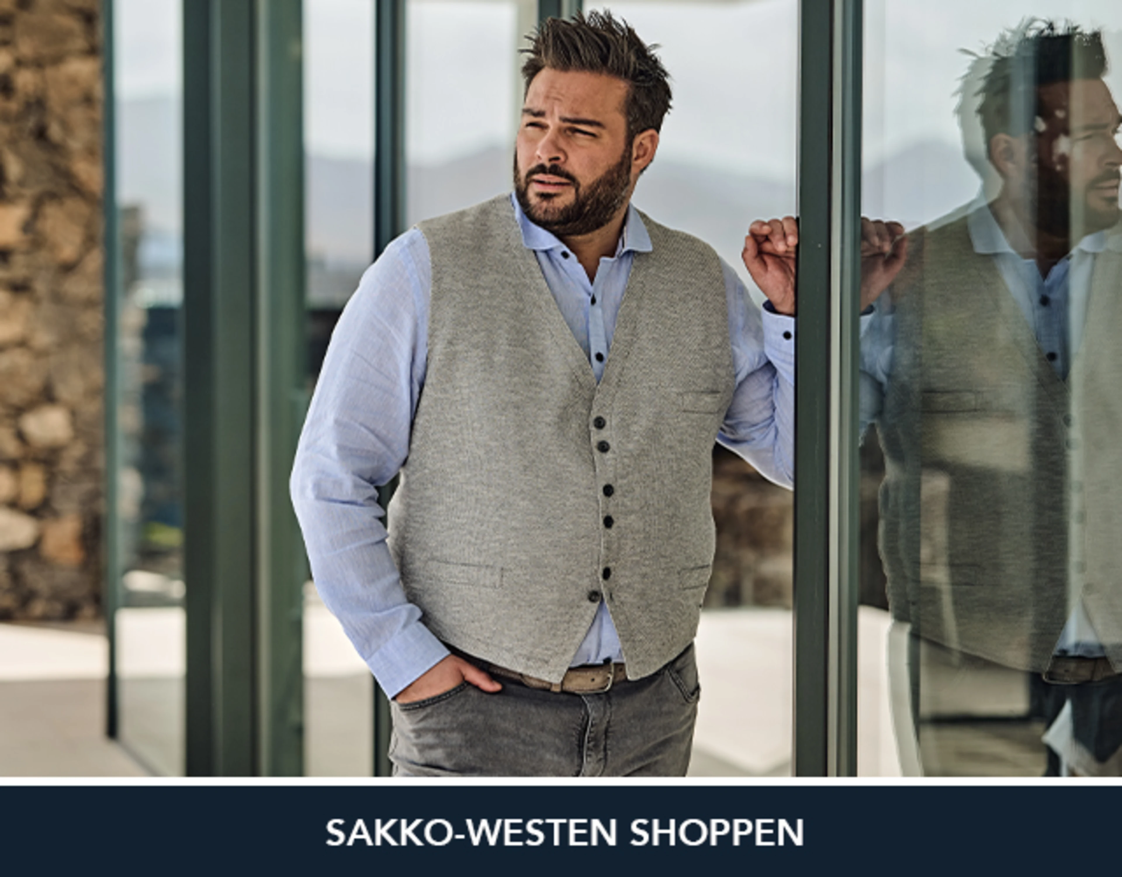 Sakko-Westen für Herren in XXL-Größen