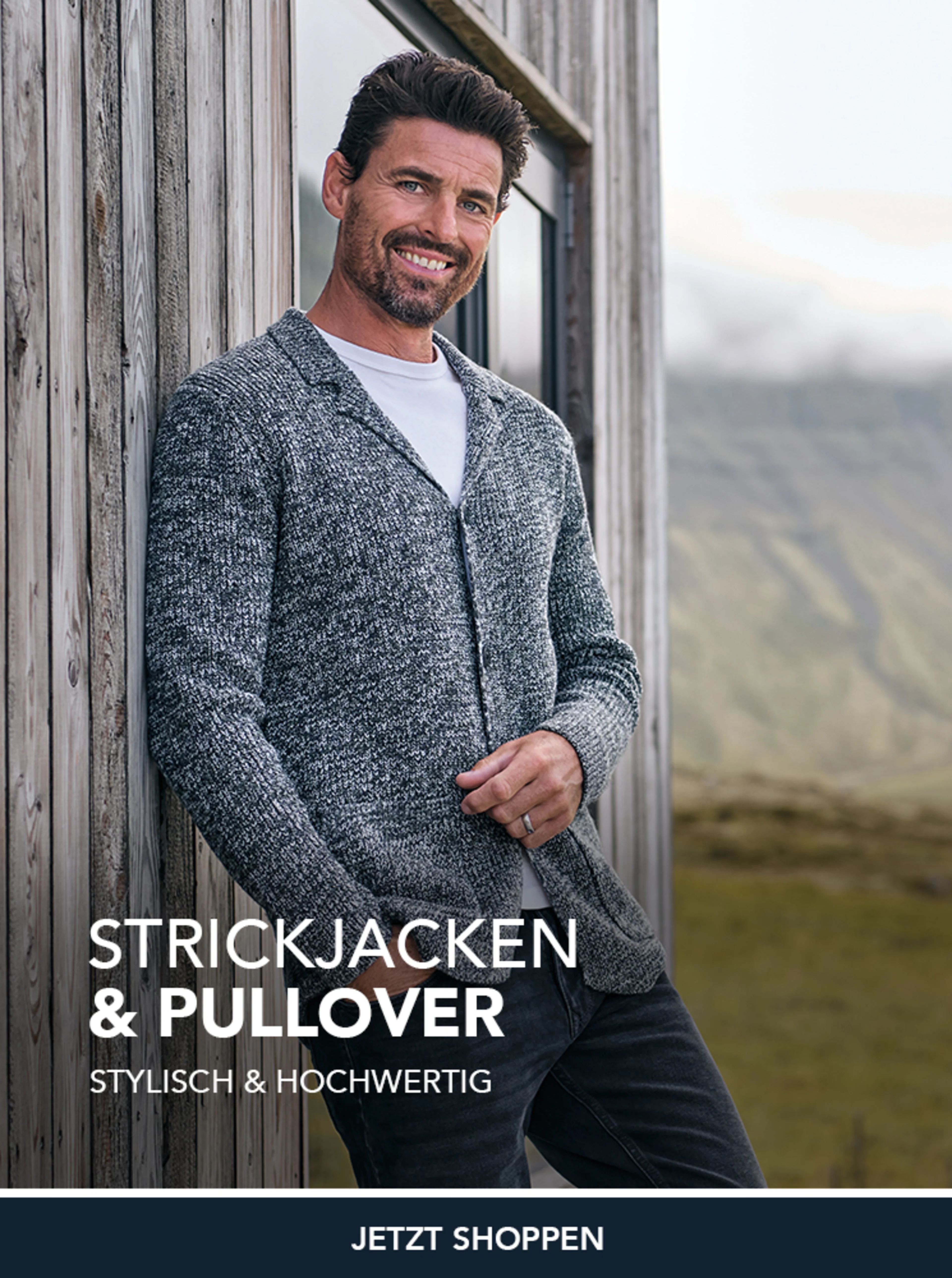 Strickjacken und Pullover